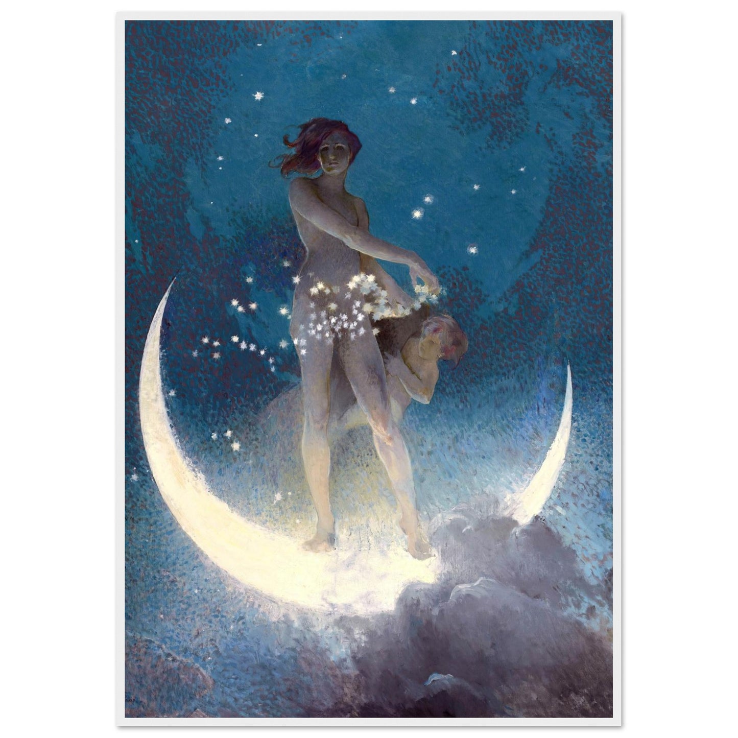 Scattering Stars di Primavera - Edwin Blashfield - Poster con cornice