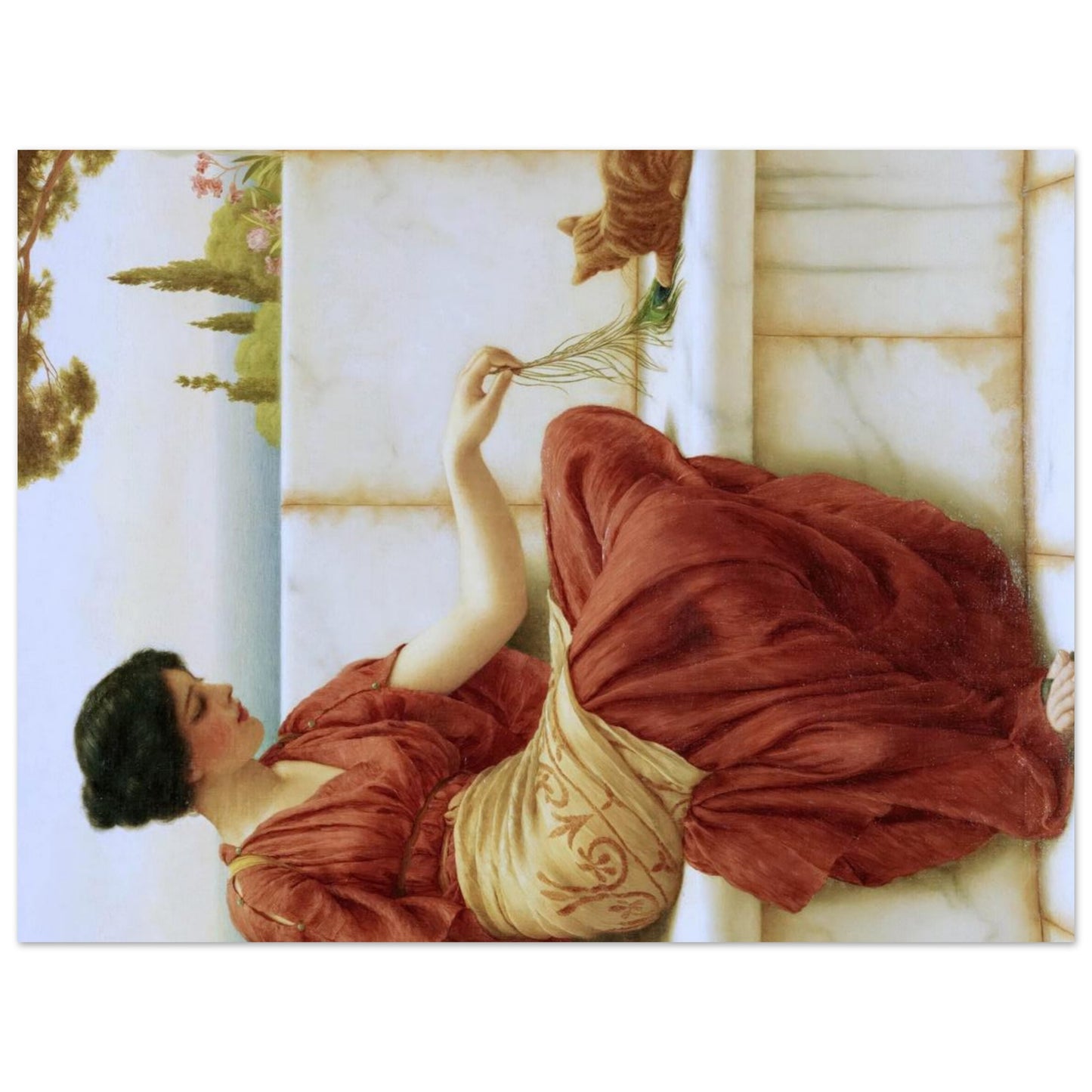 The Favourite - John William Godward - Poster senza cornice