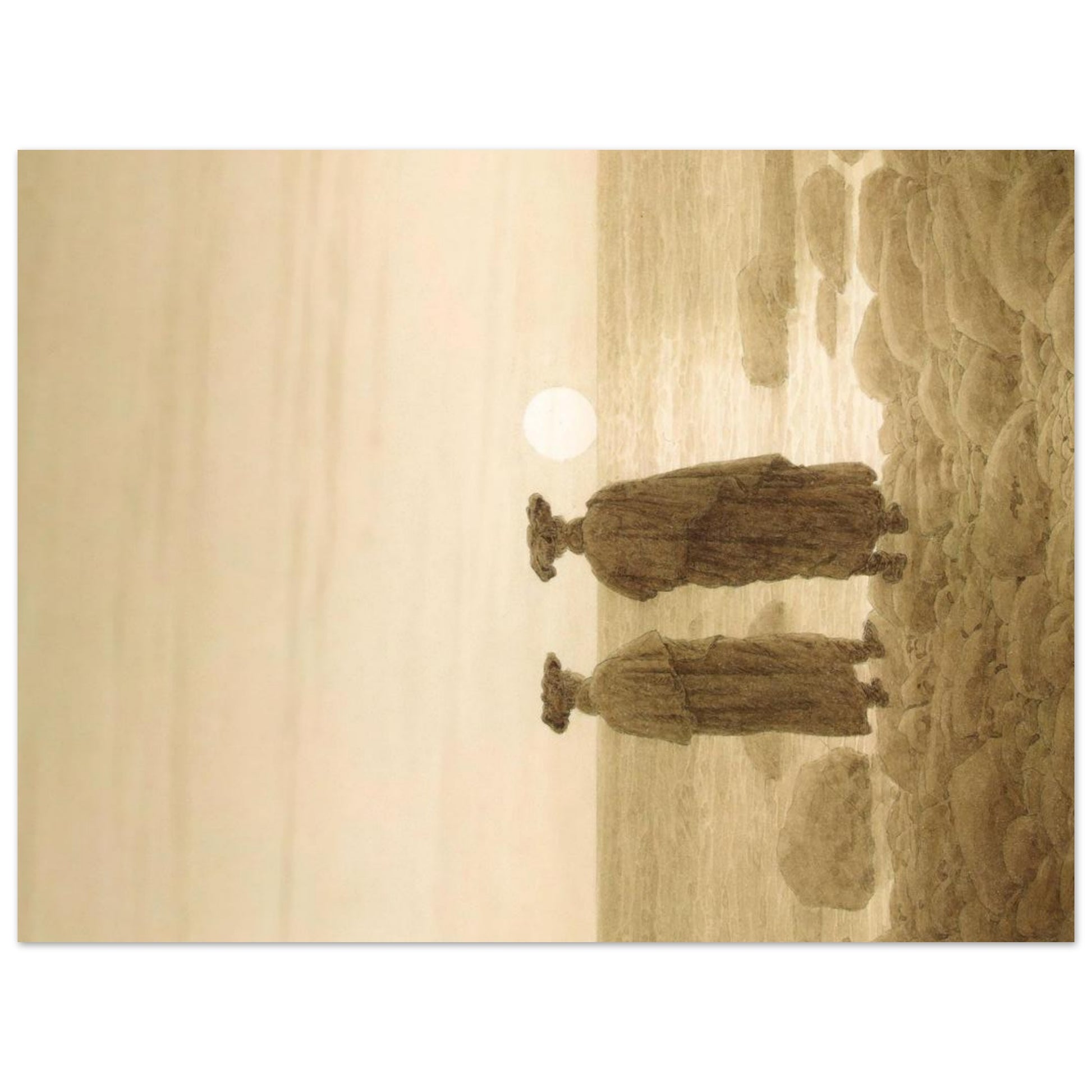 Il Mare di Ghiaccio - Caspar David Friedrich - Poster senza cornice