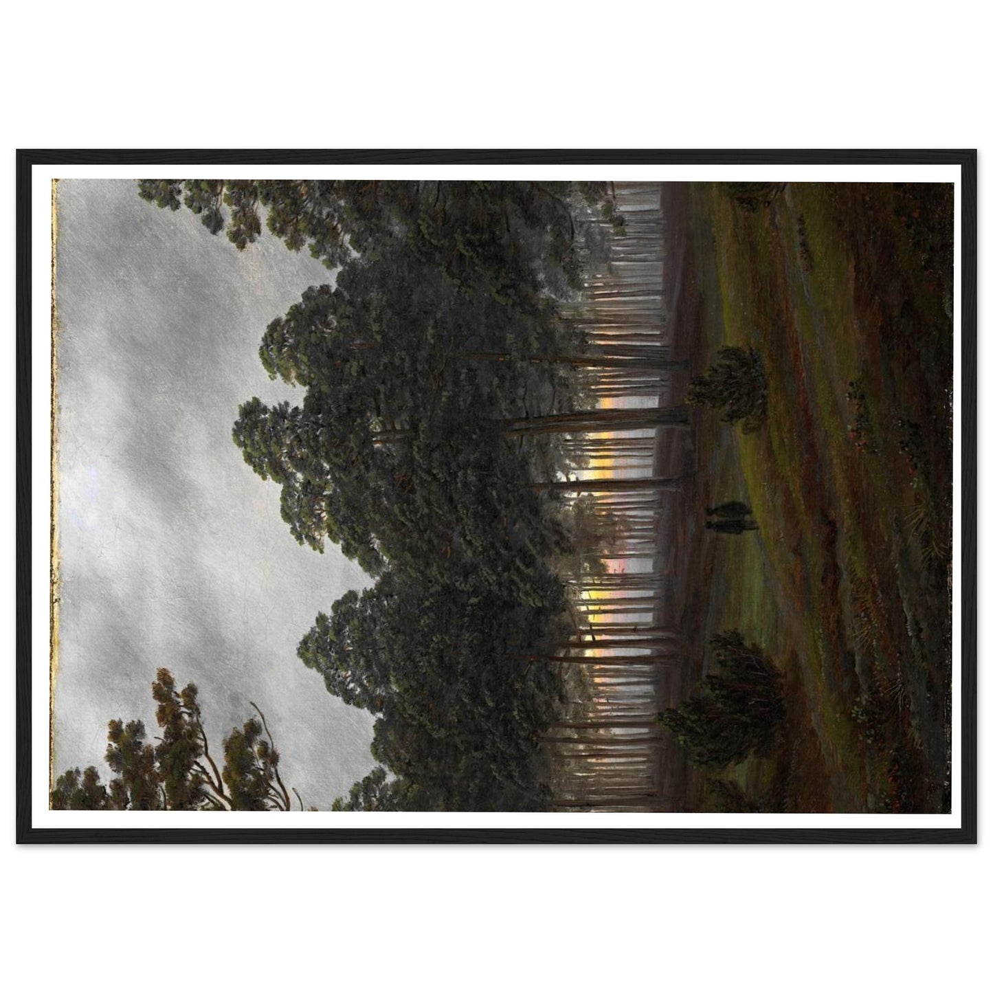 Sera - Caspar David Friedrich - Poster con cornice