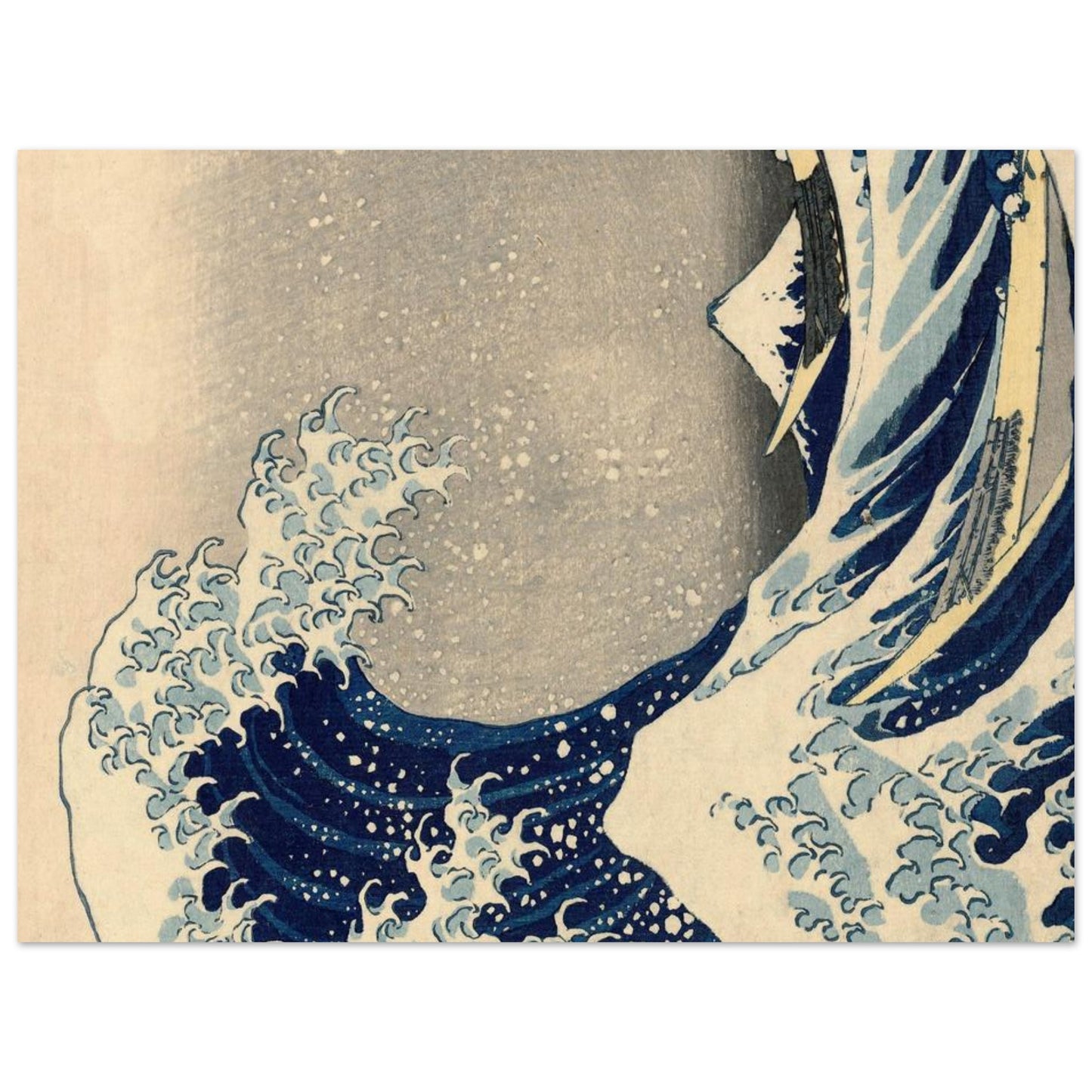 La Grande Onda di Kanagawa - Katsushika Hokusai - Poster senza cornice