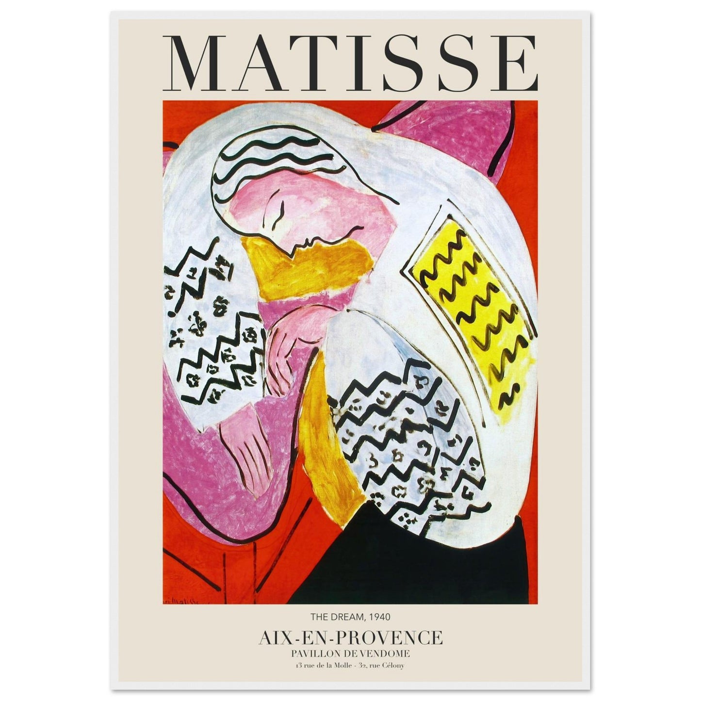 Il Sogno - Henri Matisse - Poster con cornice