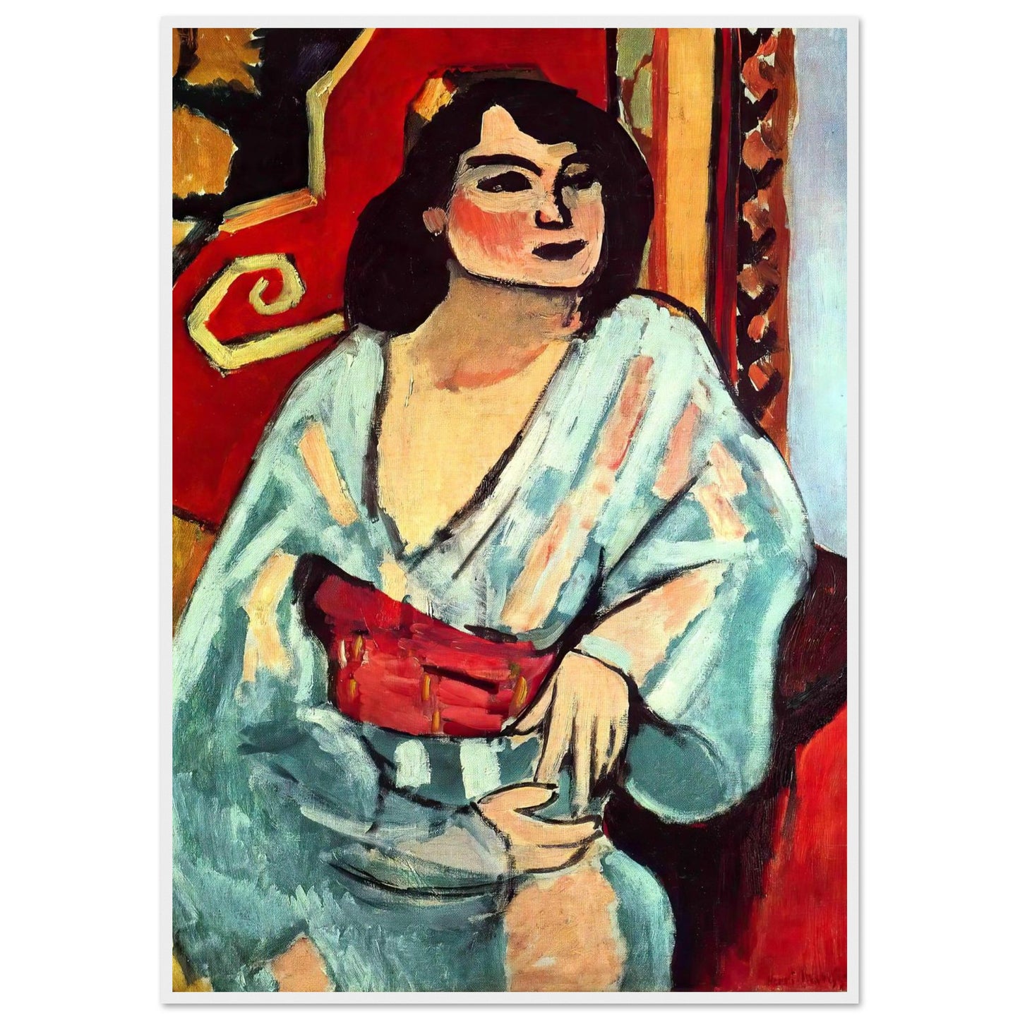 Donna Algerina - Henri Matisse - Poster con cornice