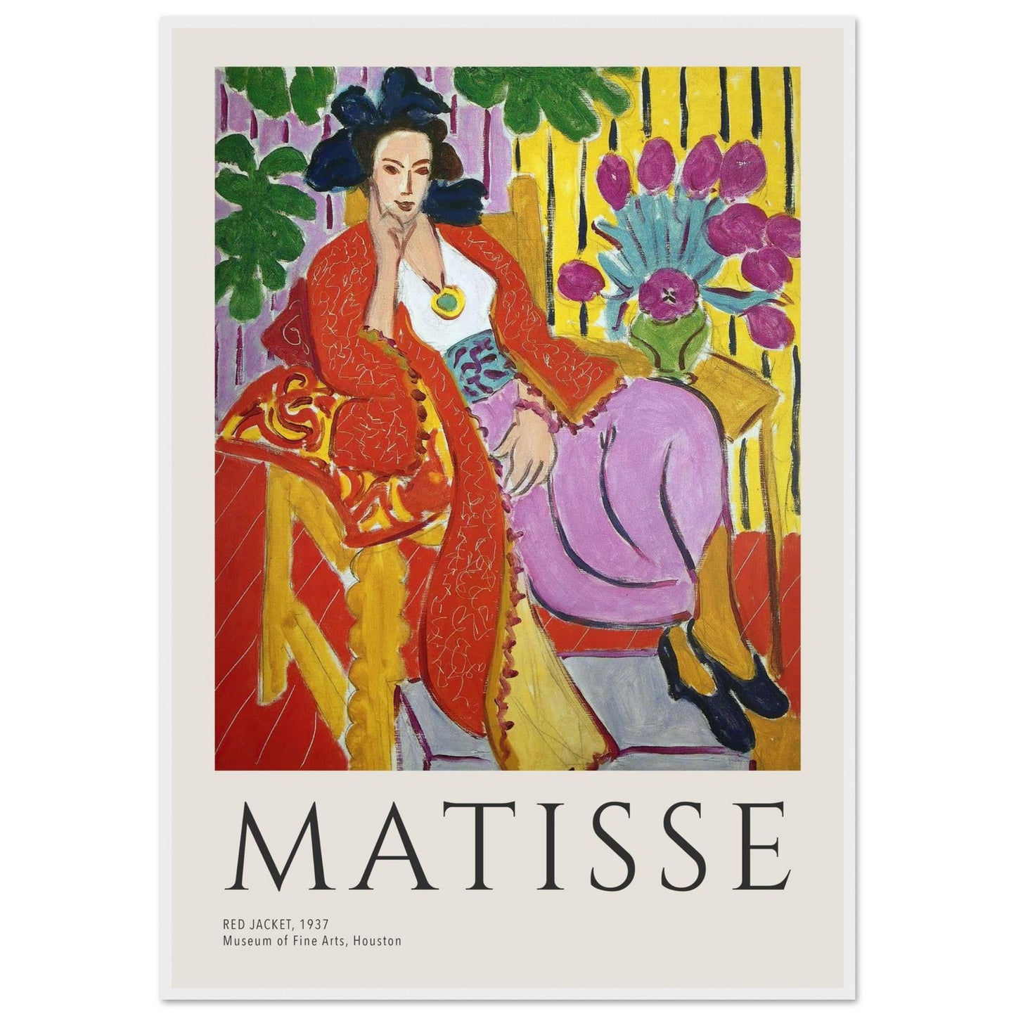 Donna con un Cappello - Henri Matisse - Poster con cornice