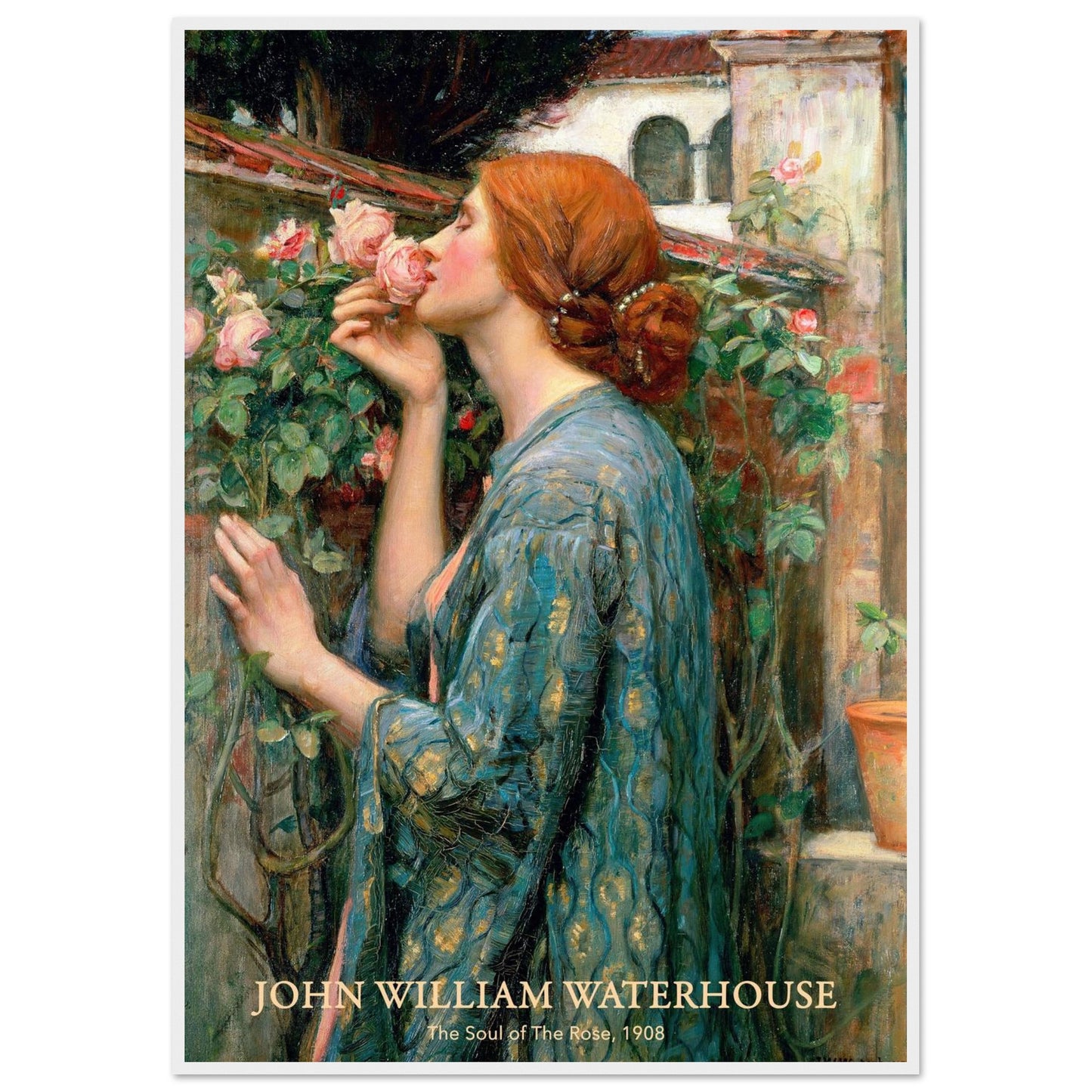 La Signora di Shalott - John William Waterhouse - Poster con cornice
