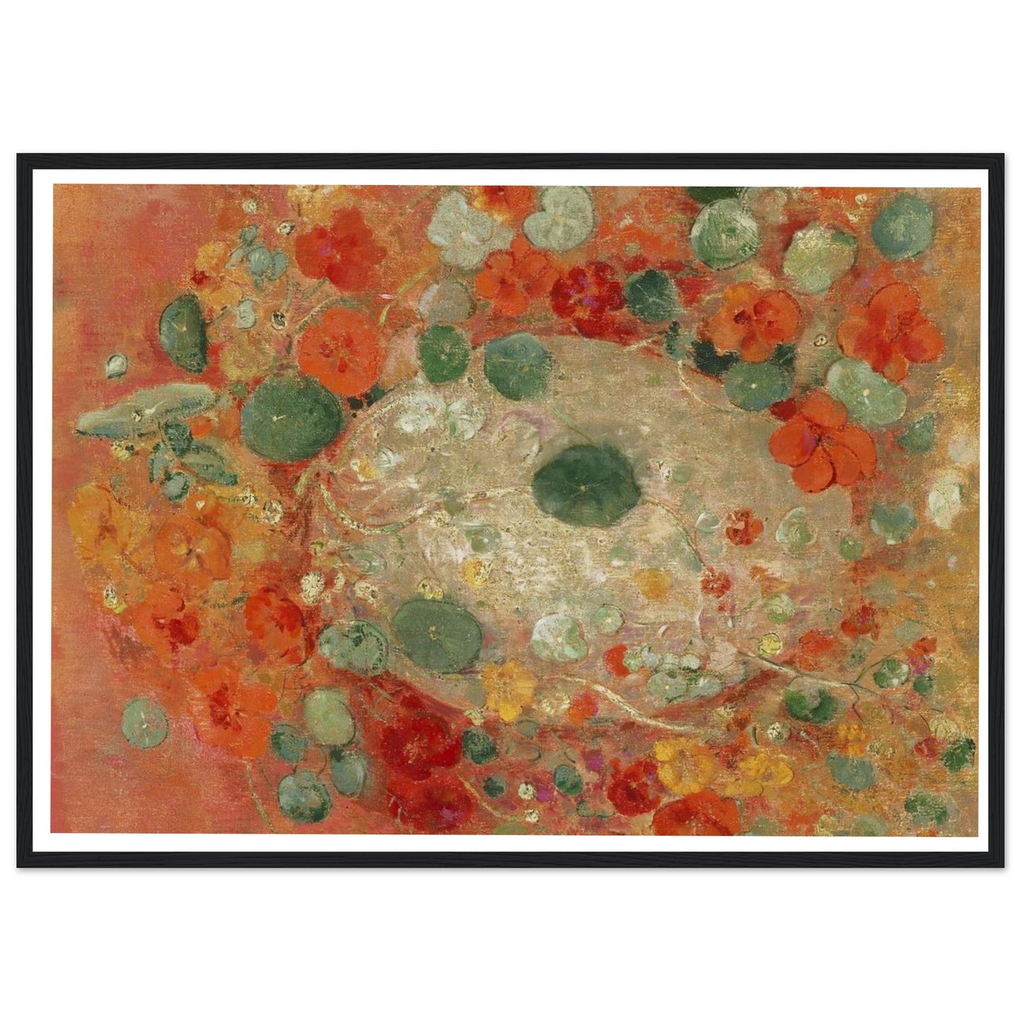 Nasturzi - Odilon Redon - Poster con cornice