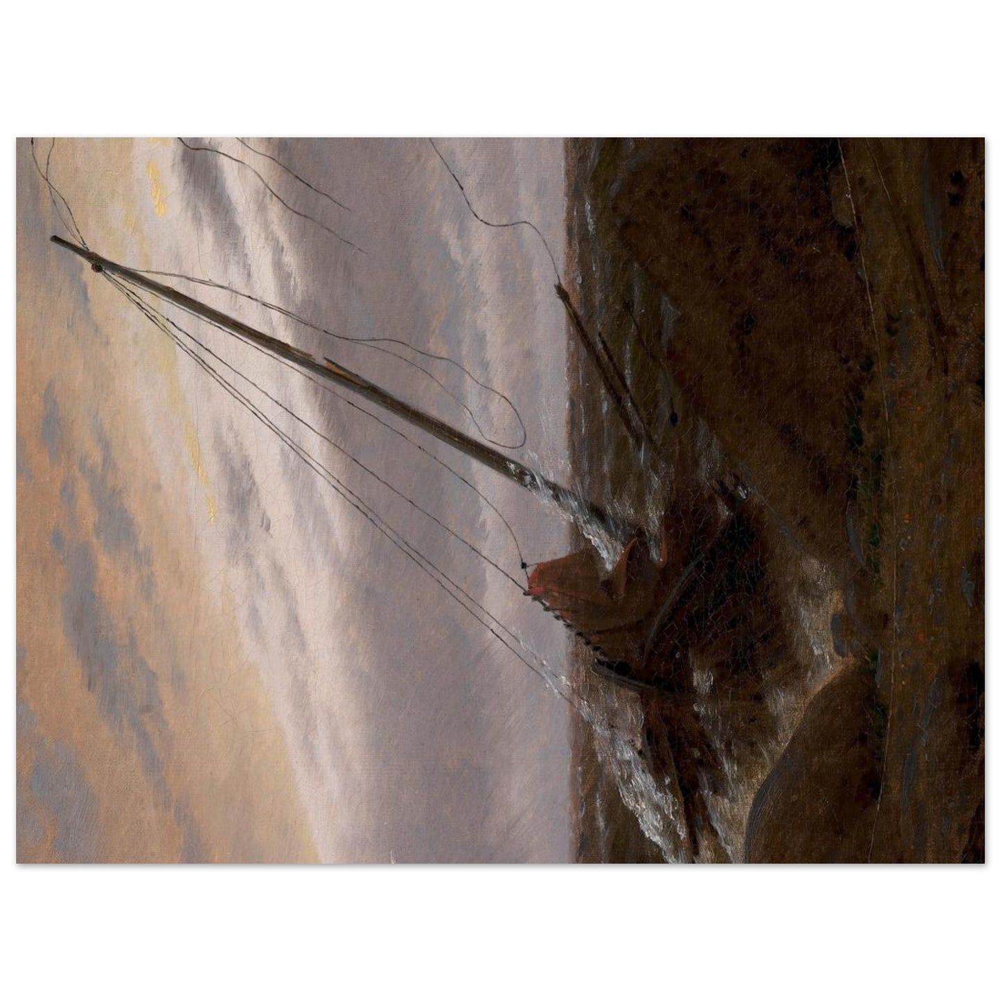 Dopo la Tempesta - Caspar David Friedrich - Poster senza cornice