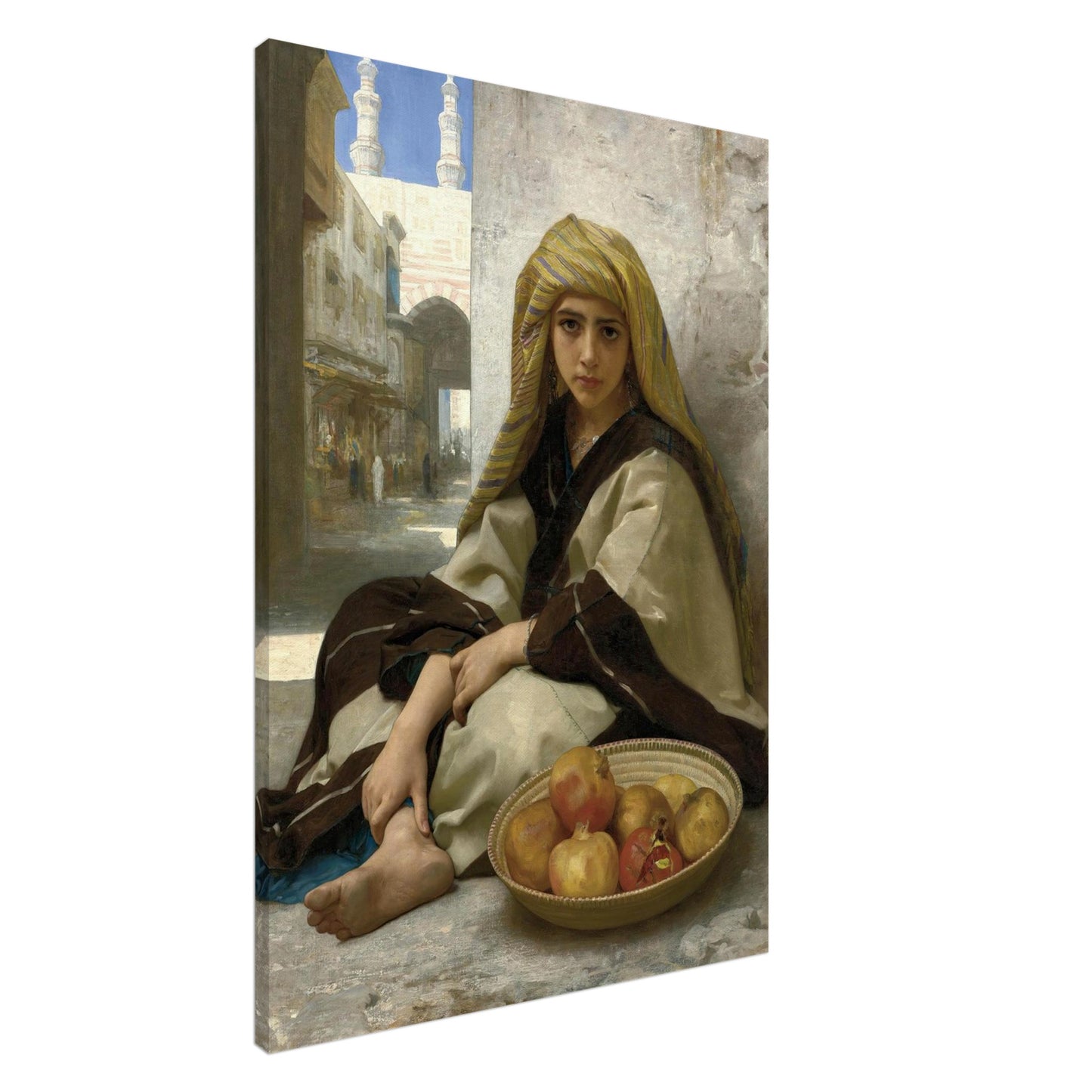 Il Venditore di Melograni - William Bouguereau - Canvas thick