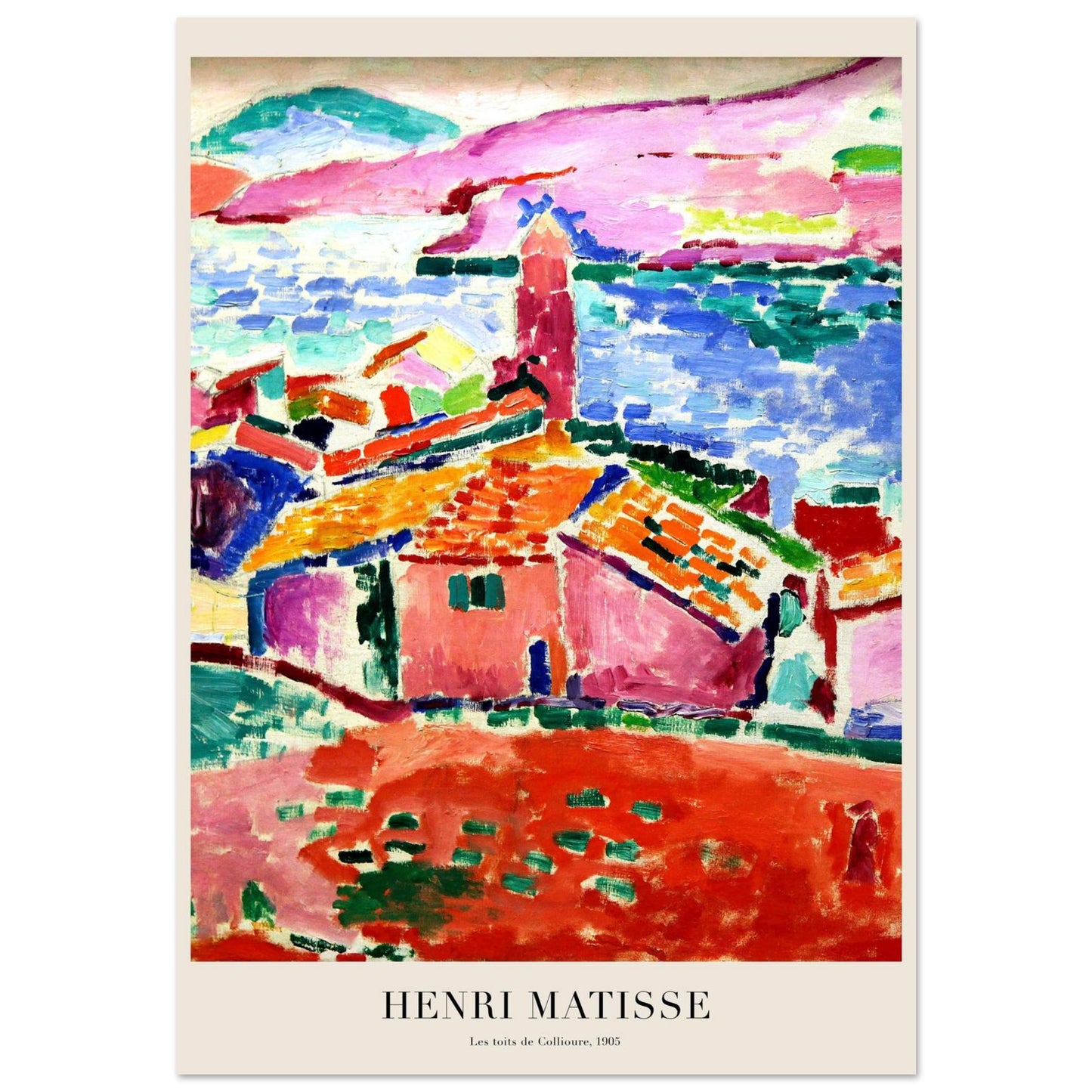 I Tetti di Collioure - Henri Matisse - Poster senza cornice