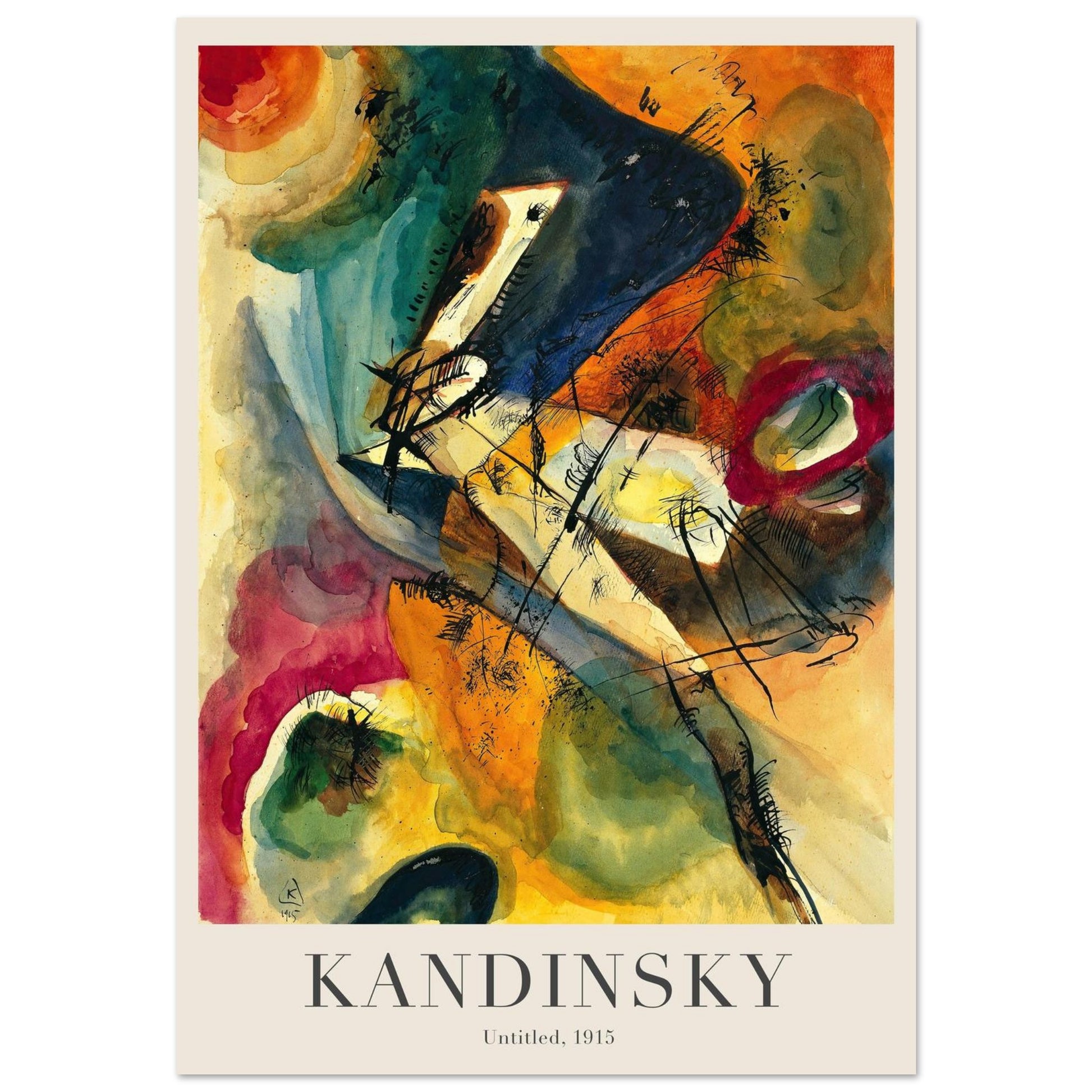 Senza titolo - Wassily Kandinsky - Poster senza cornice