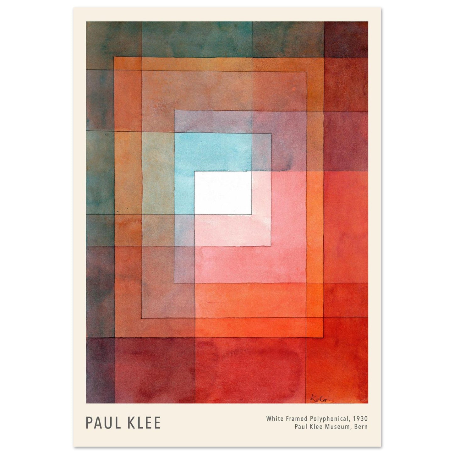 Polifonicamente - Paul Klee - Poster senza cornice