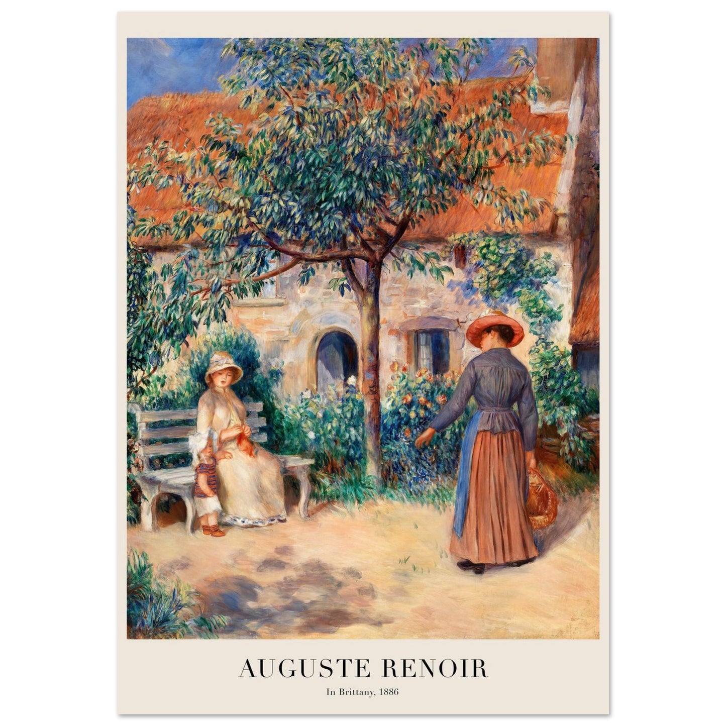 La Costa della Bretagna - Pierre-Auguste Renoir - Poster senza cornice