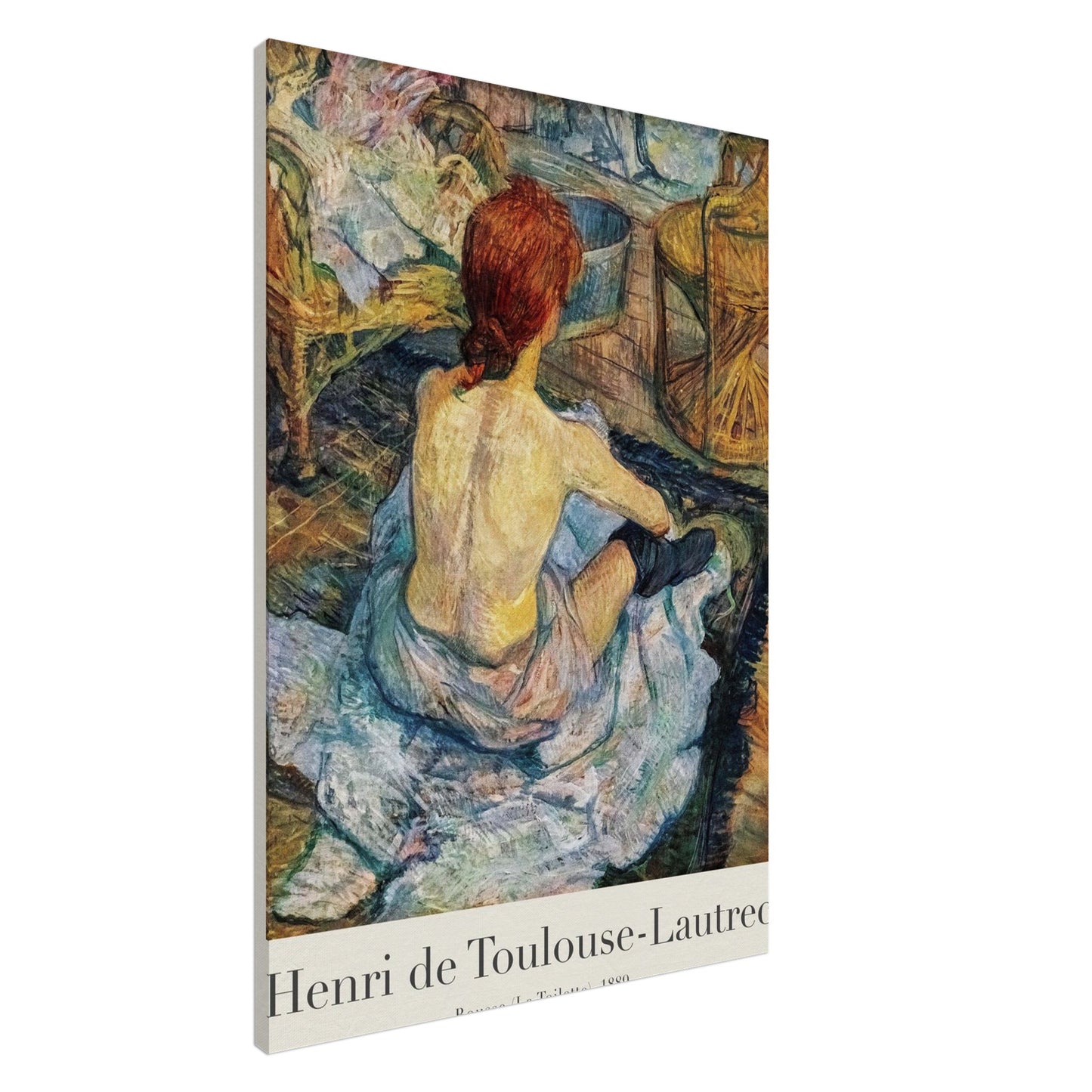 Rousse - Henri de Toulouse-Lautrec - Canvas slim