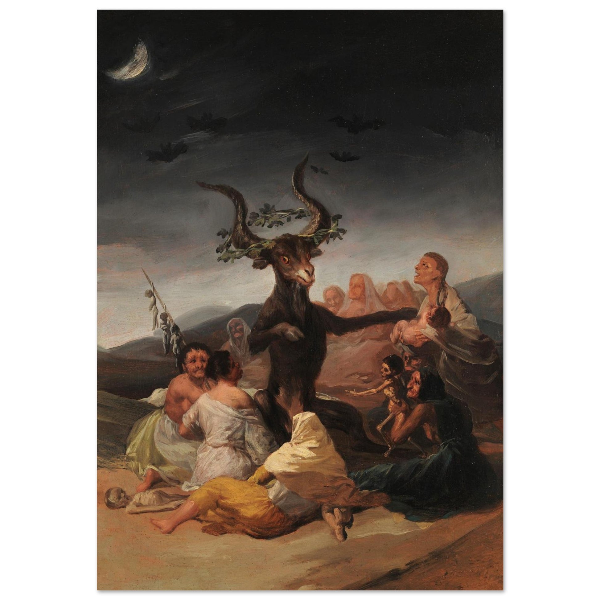 Sabbato delle Streghe - Francisco Goya - Poster senza cornice