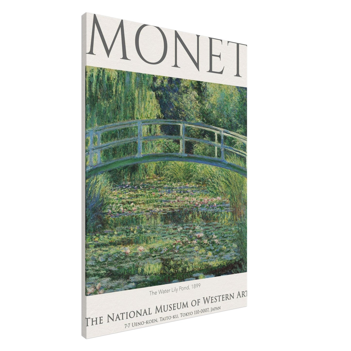 Il Ponte delle Ninfee - Claude Monet - Canvas thick