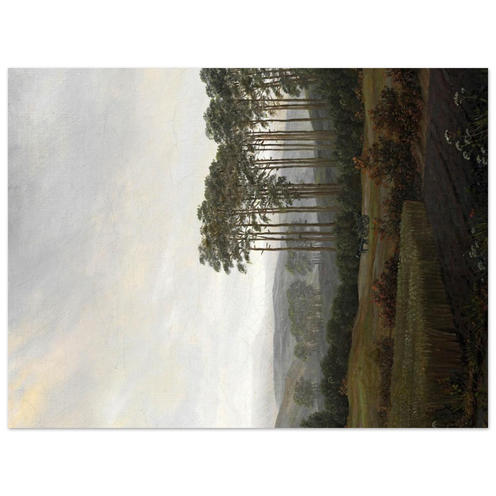Il Pomeriggio - Caspar David Friedrich - Poster senza cornice