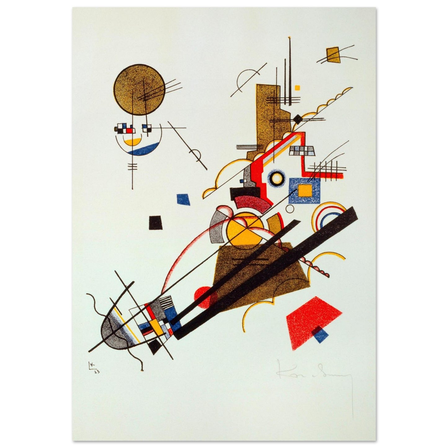 Felice Ascensione - Wassily Kandinsky - Poster senza cornice