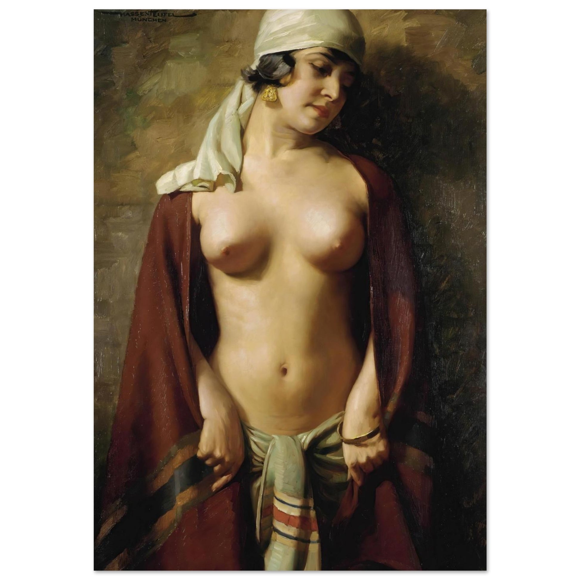 Nudo Orientale - Hermann Hassenteufel - Poster senza cornice