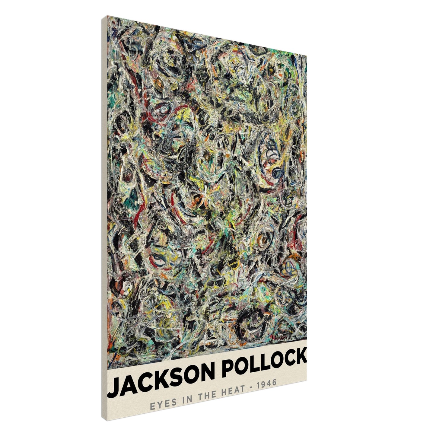 Occhi nel Calore - Jackson Pollock - Canvas slim