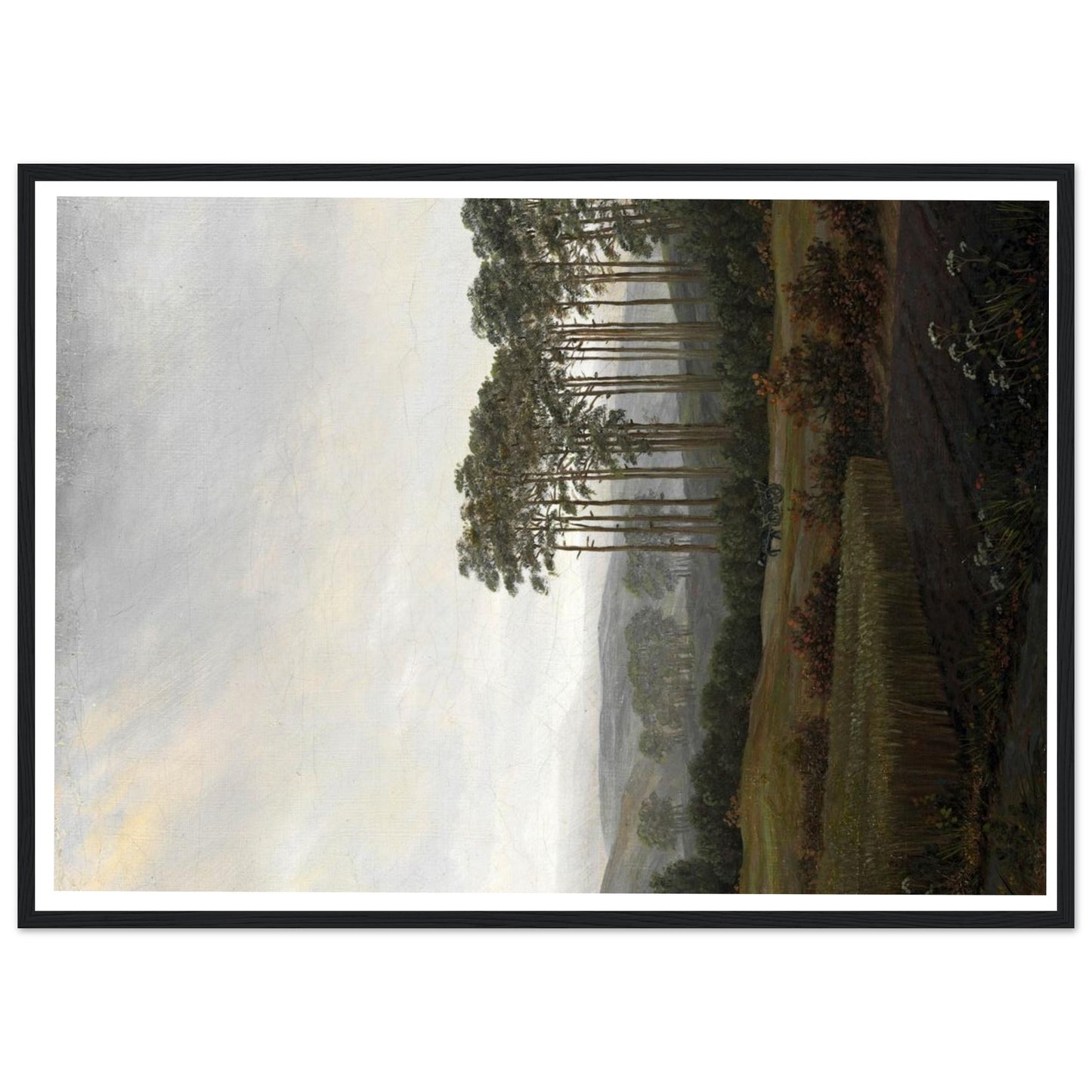 Il Pomeriggio - Caspar David Friedrich - Poster con cornice