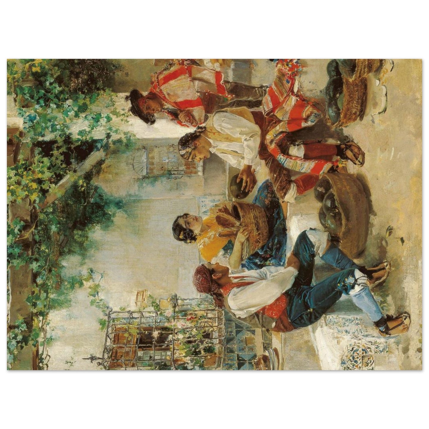Vendita di Meloni - Joaquín Sorolla - Poster senza cornice
