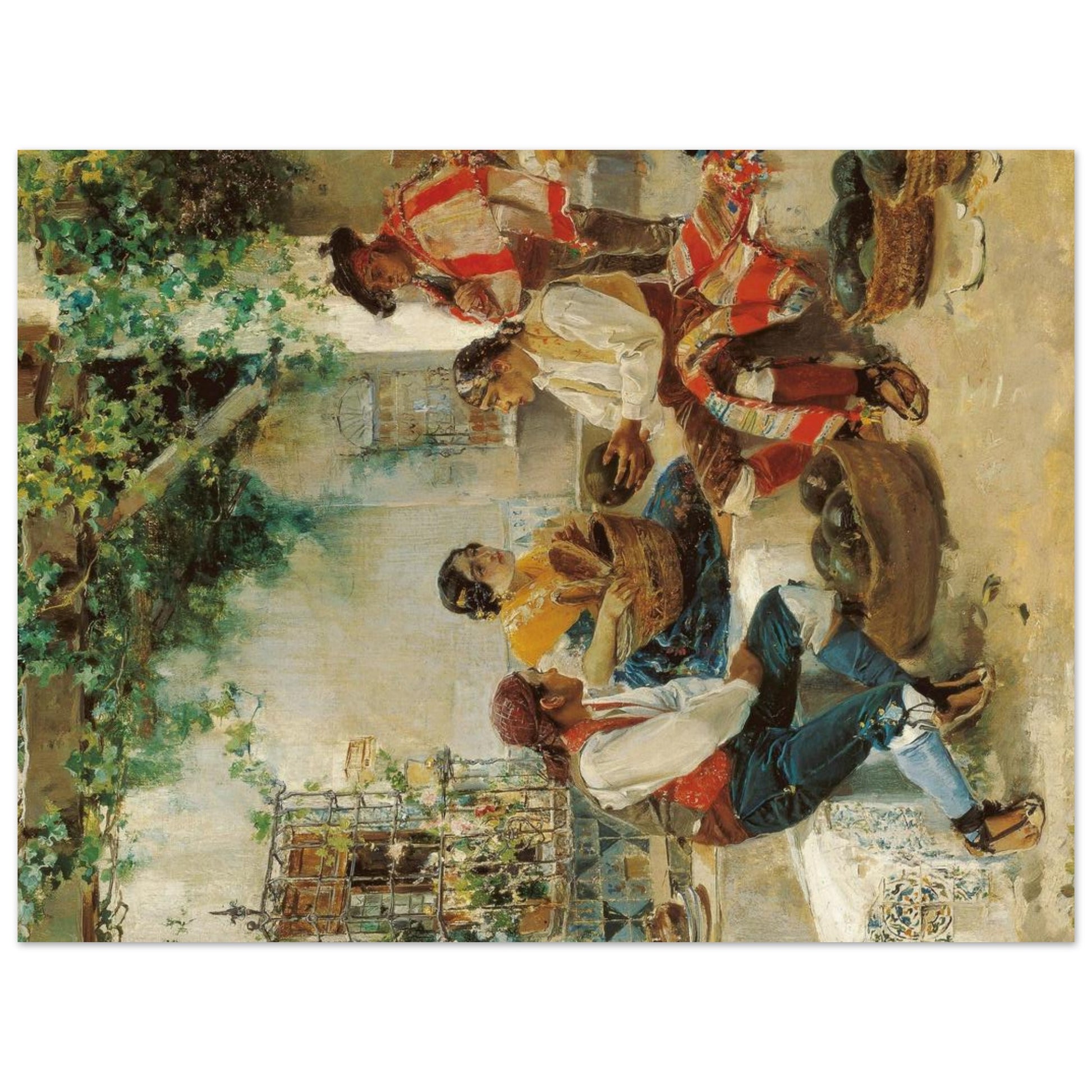 Vendita di Meloni - Joaquín Sorolla - Poster senza cornice