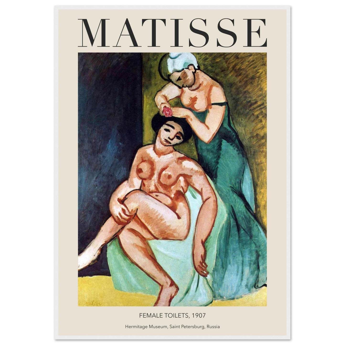 Il Gabinetto Femminile - Henri Matisse - Poster con cornice
