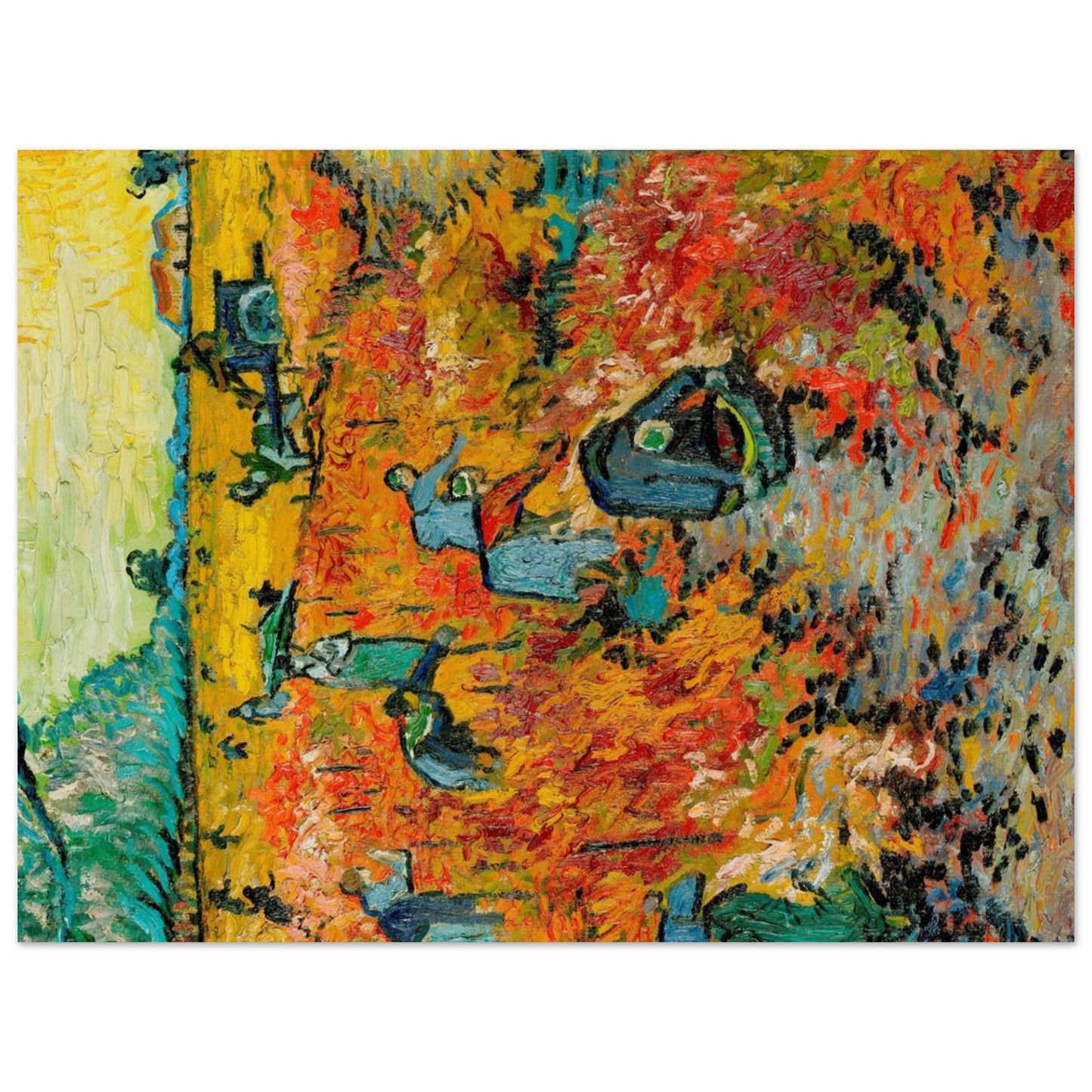 Vigneto Rosso ad Arles - Vincent van Gogh - Poster senza cornice