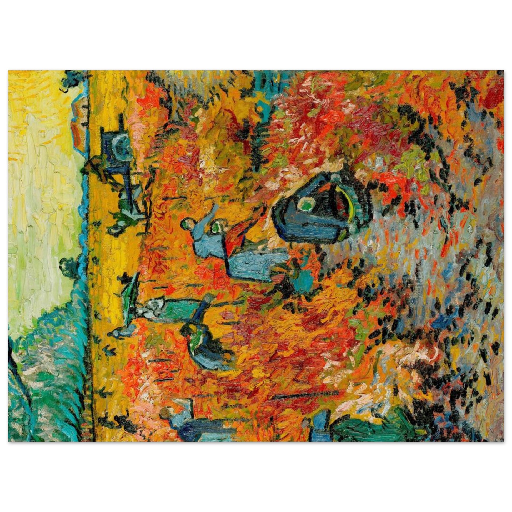 Vigneto Rosso ad Arles - Vincent van Gogh - Poster senza cornice