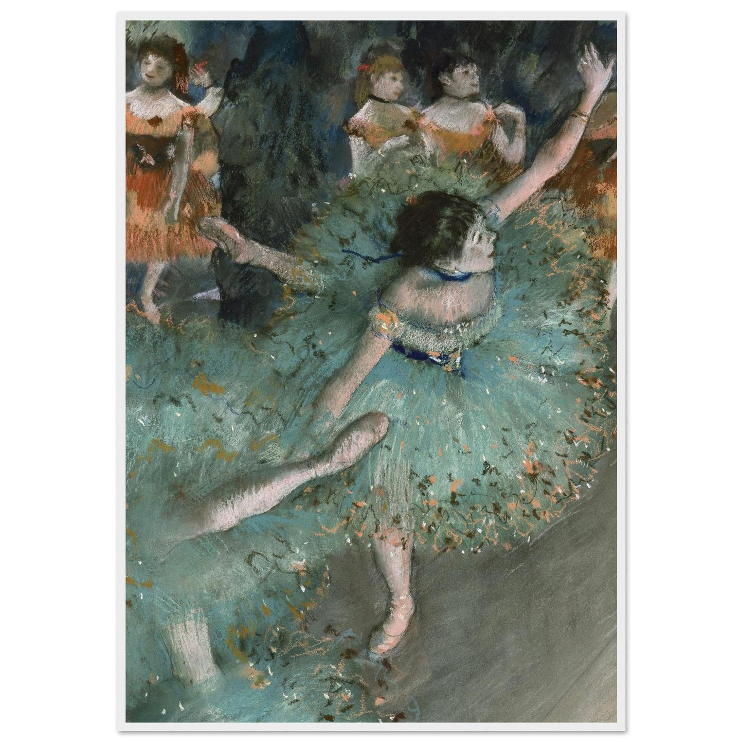 Danzatrice ondeggiante - Edgar Degas - Poster con cornice