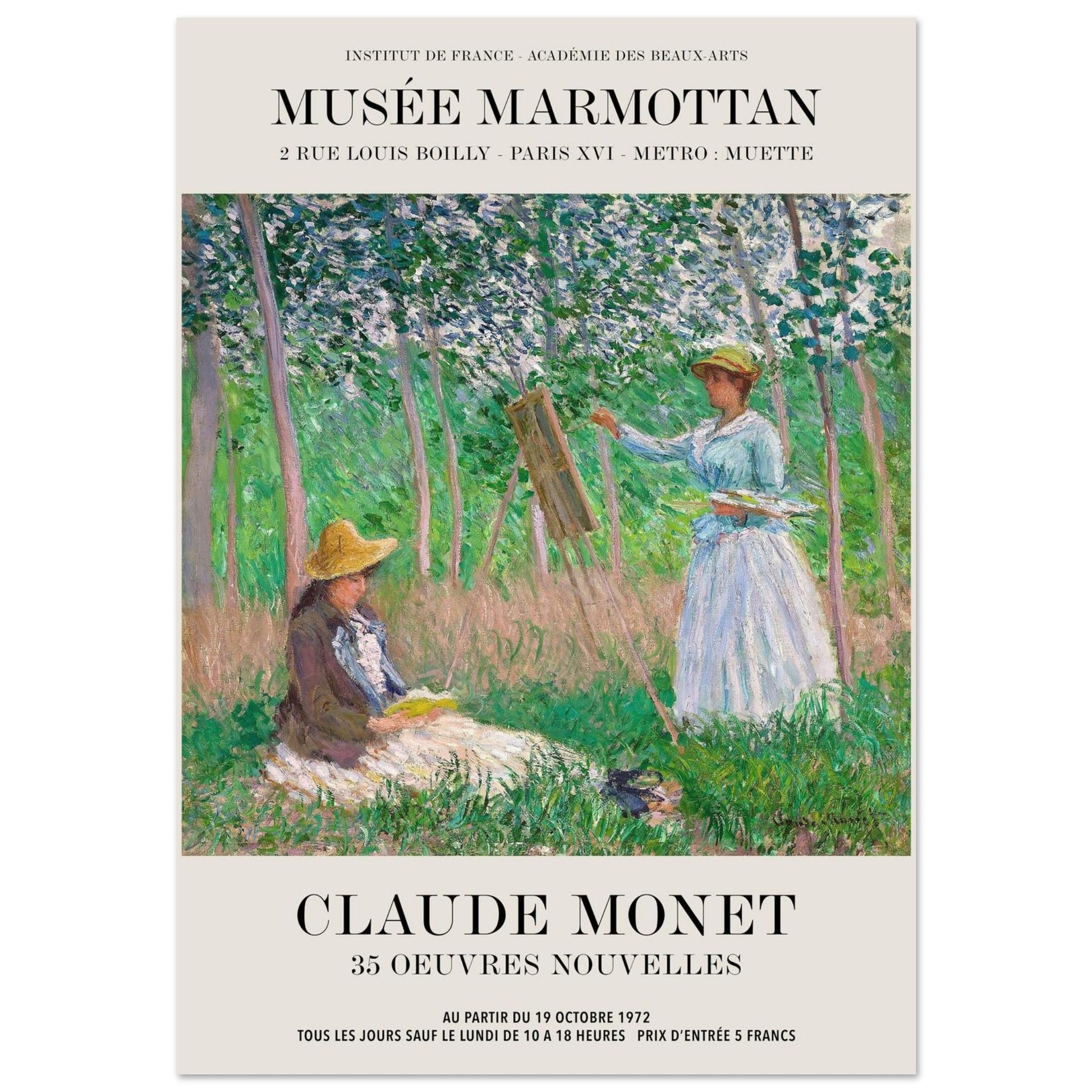 Il Giardino dell'Artista a Giverny - Claude Monet - Poster senza cornice