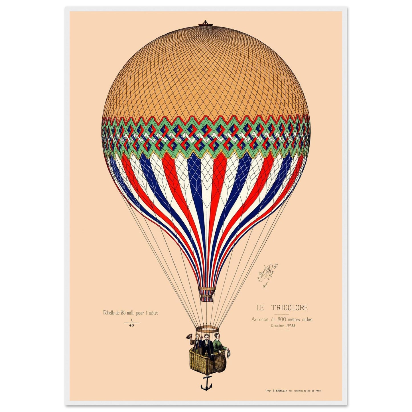 Palloncino - Poster con cornice