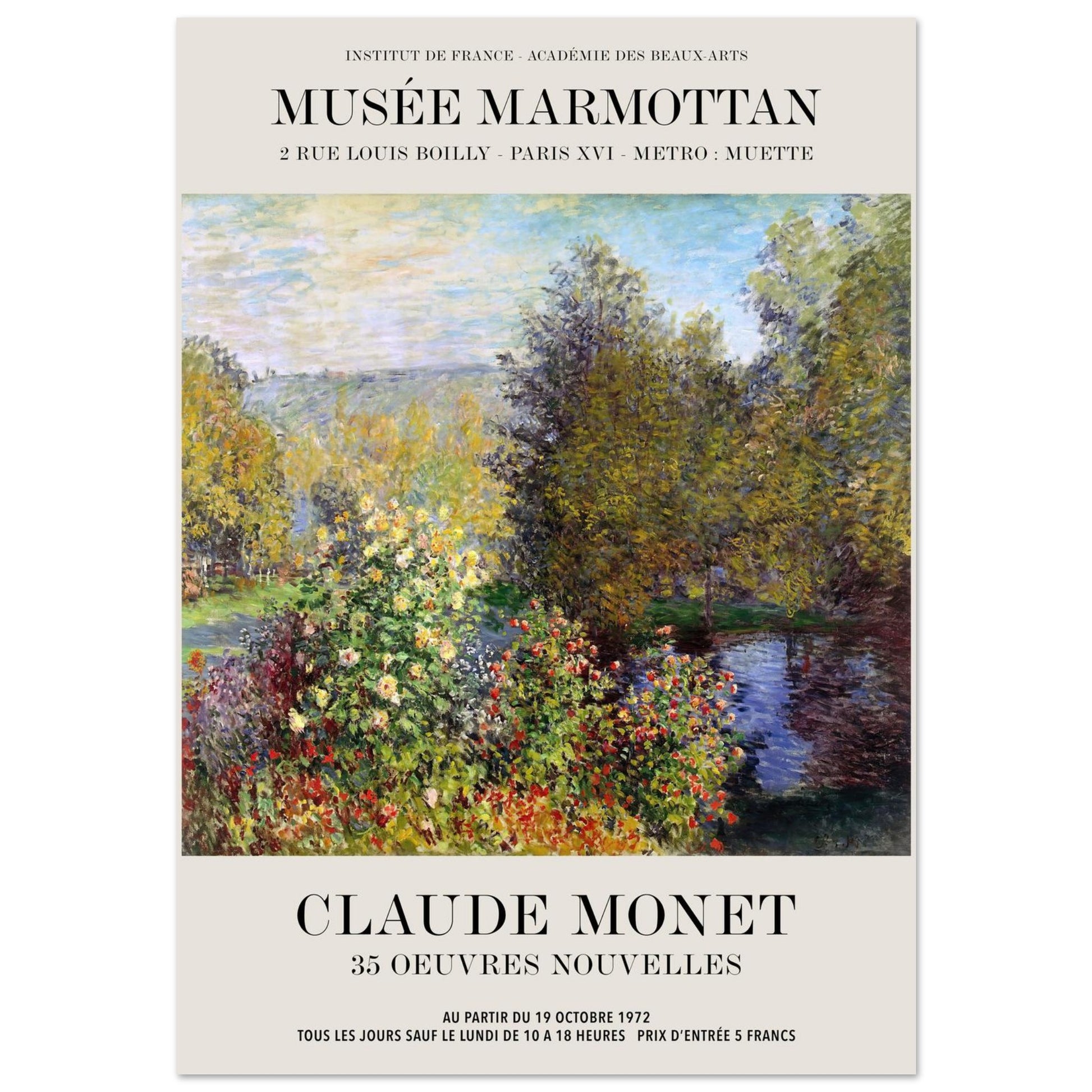 Angolo del Giardino - Claude Monet - Poster senza cornice