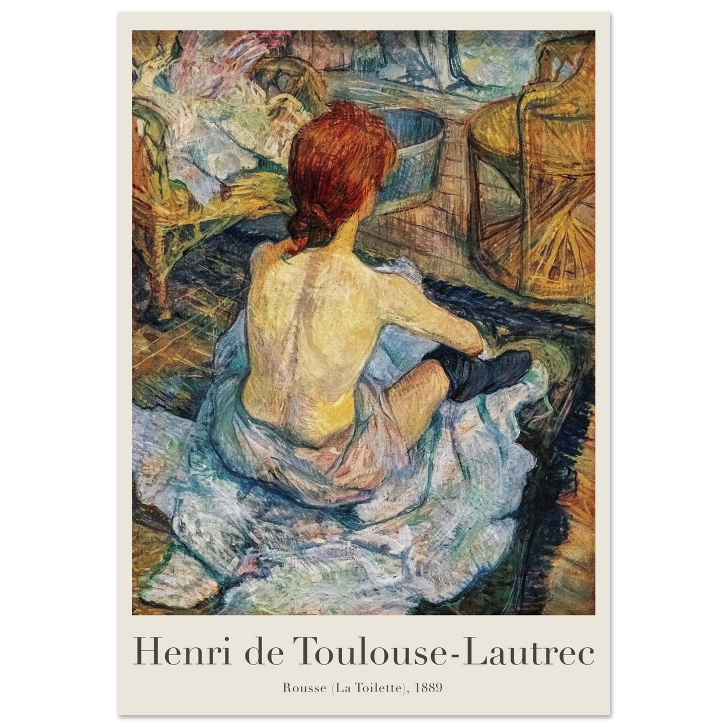Rousse - Henri de Toulouse-Lautrec - Poster senza cornice