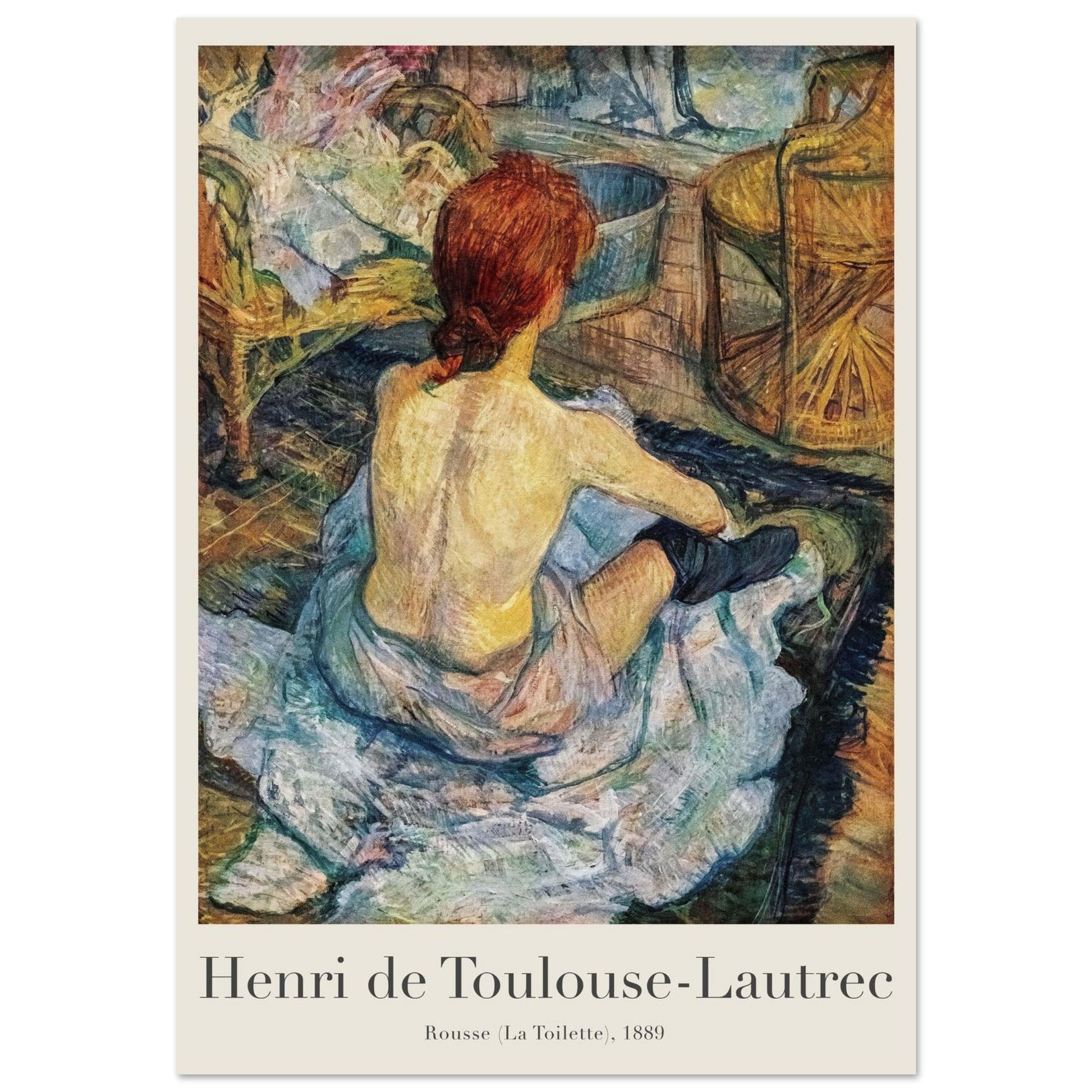 Rousse - Henri de Toulouse-Lautrec - Poster senza cornice