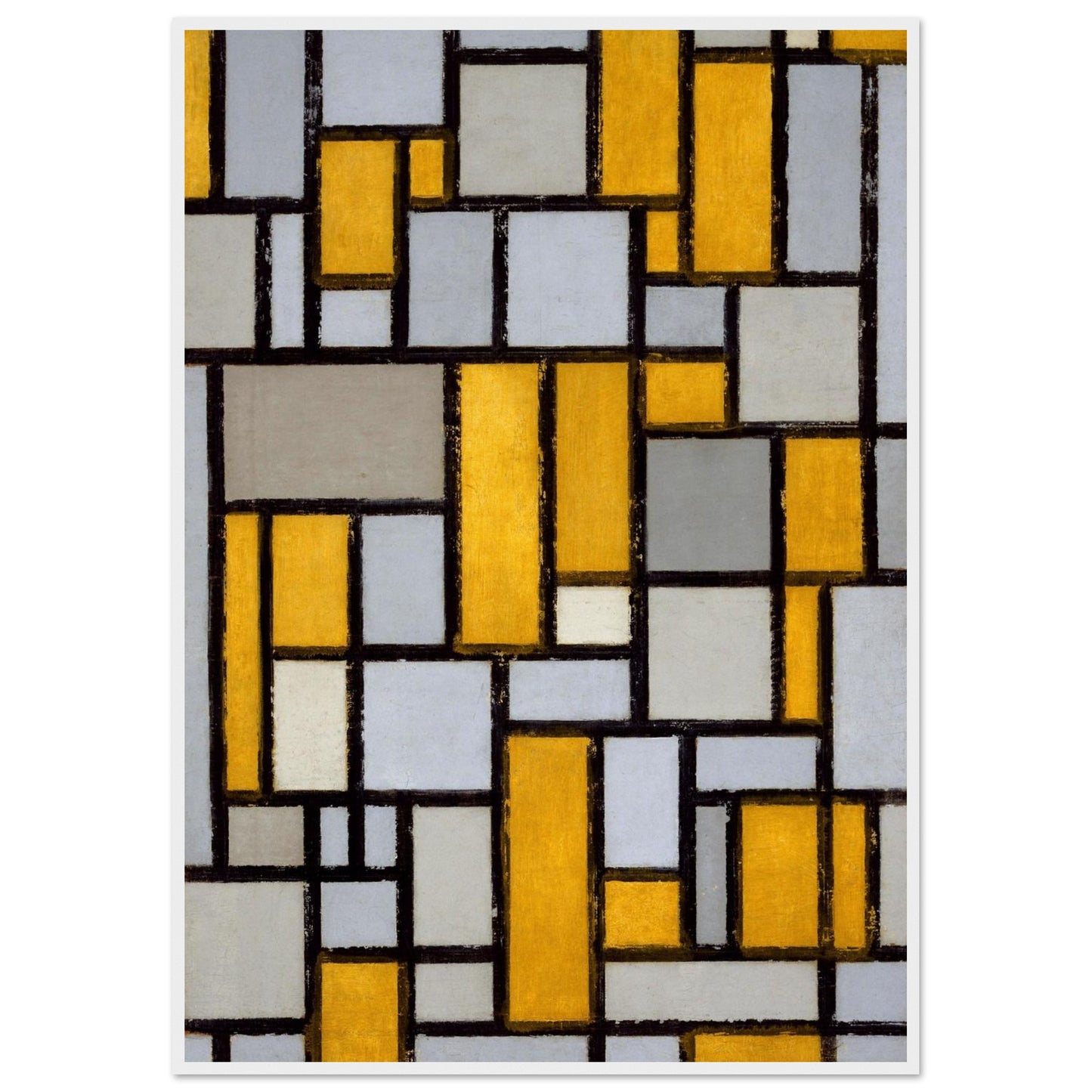 Composizione No. 1 - Piet Mondrian - Poster con cornice