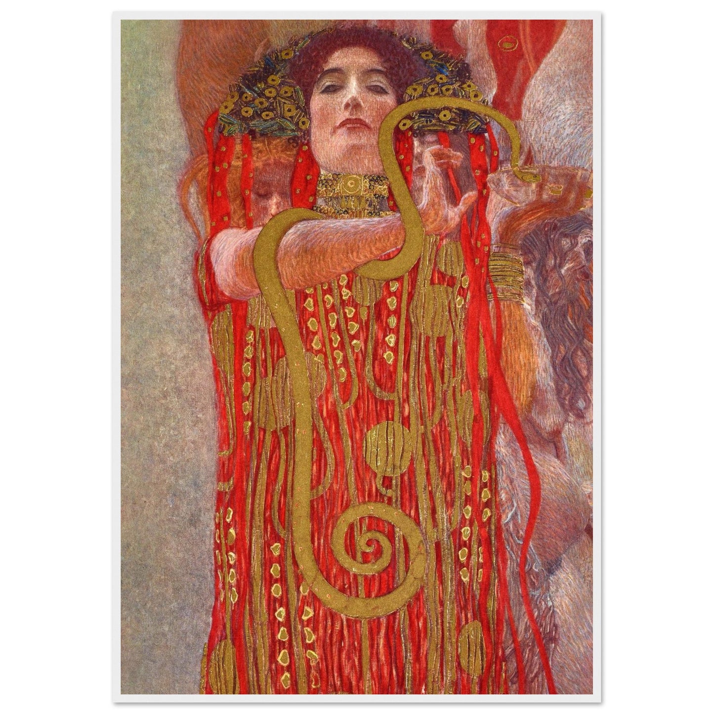 Igea - Gustav Klimt - Poster con cornice
