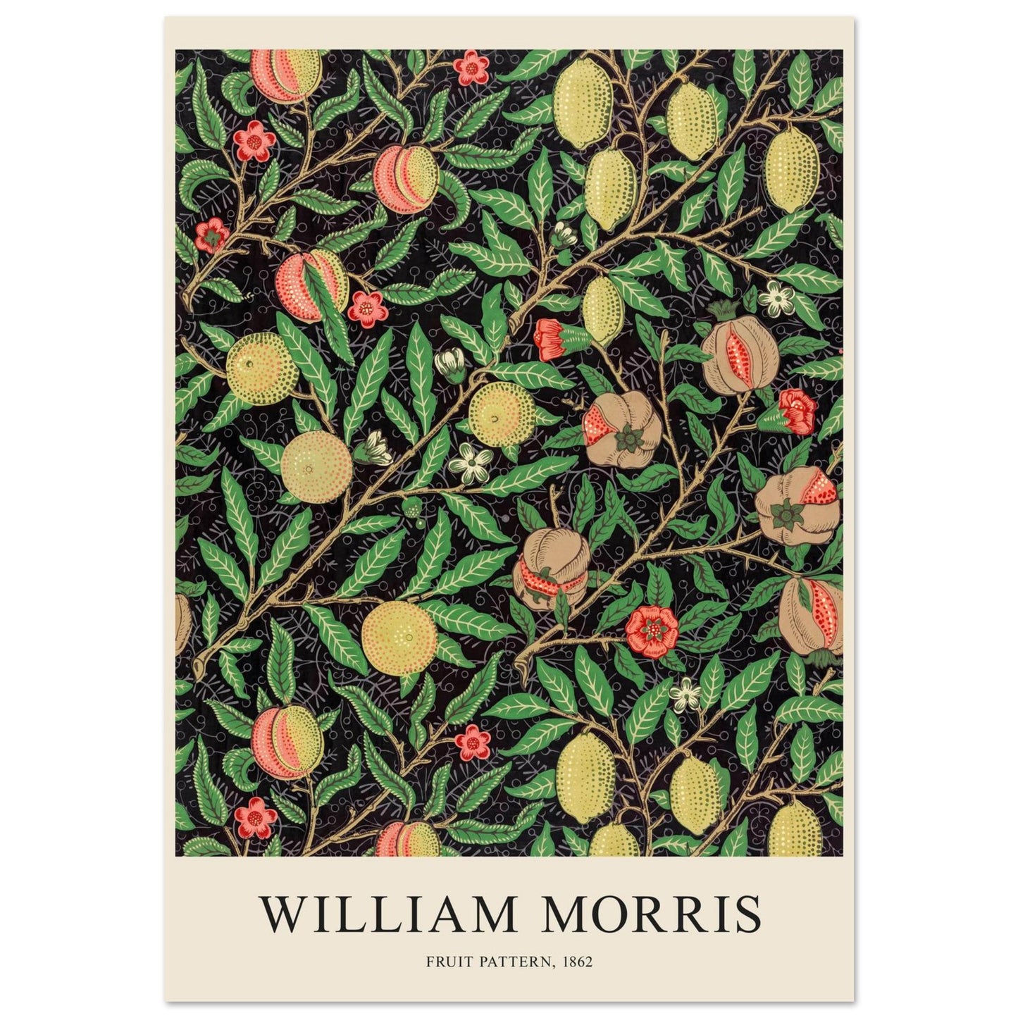 Motivo Fruttato - William Morris - Poster senza cornice