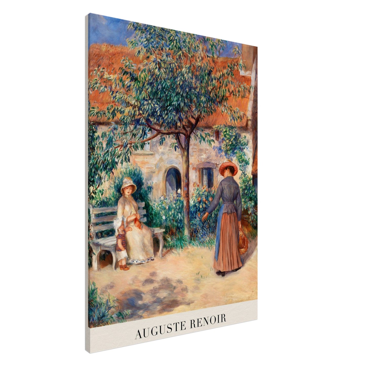 La Costa della Bretagna - Pierre-Auguste Renoir - Canvas slim