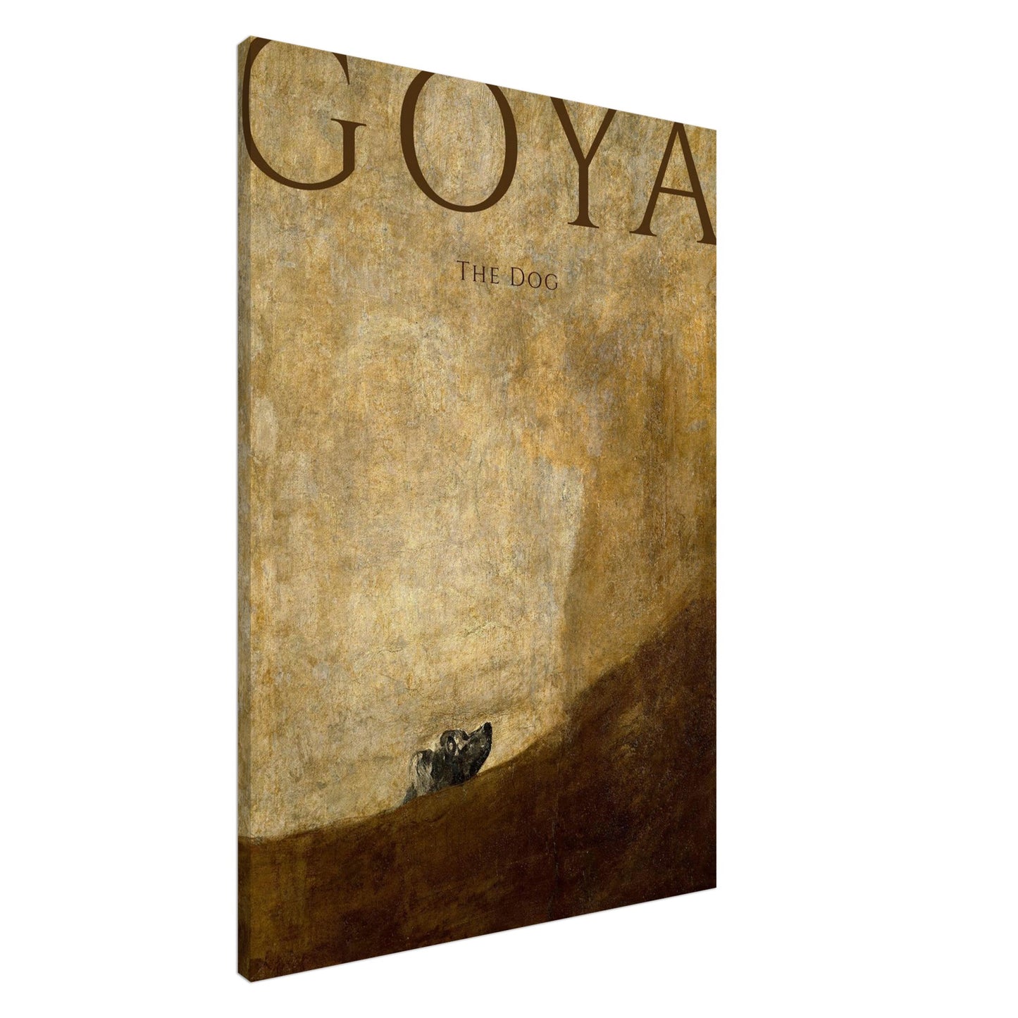 Il Cane - Francisco de Goya - Canvas thick