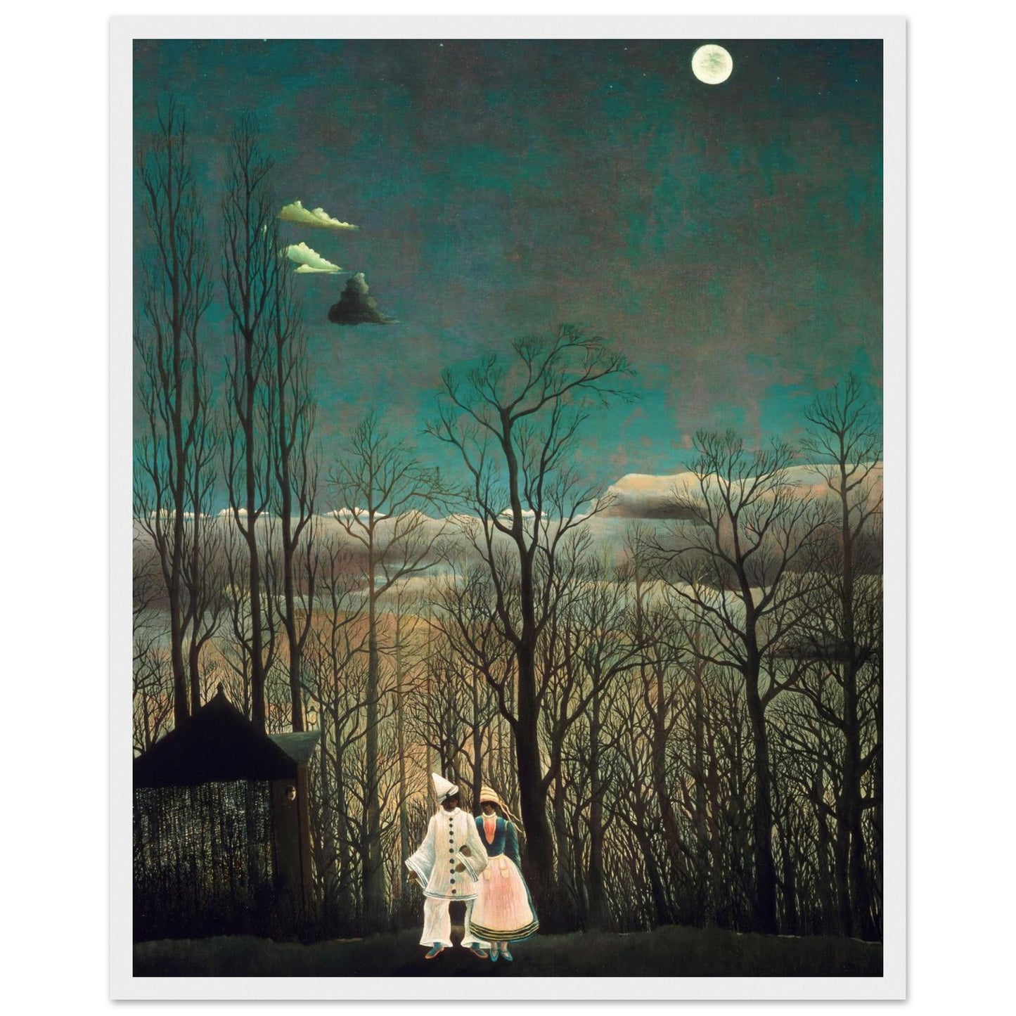 Carnival Evening - Henri Rousseau - Poster con cornice