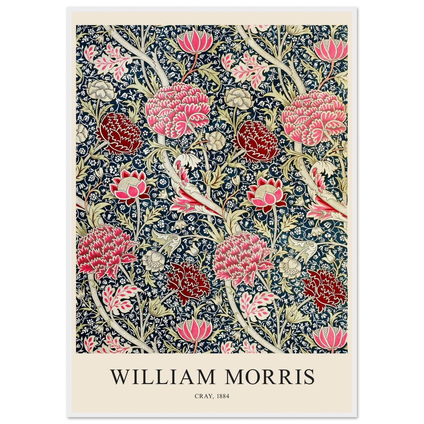 Cray - William Morris - Poster con cornice