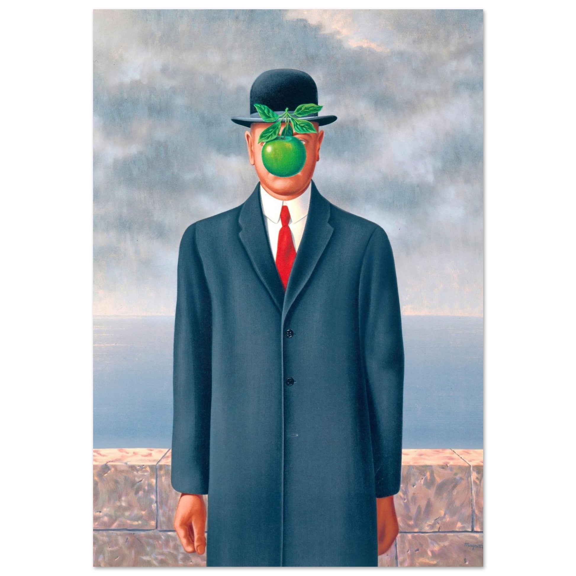 Il Figlio dell'Uomo - René Magritte - Poster senza cornice