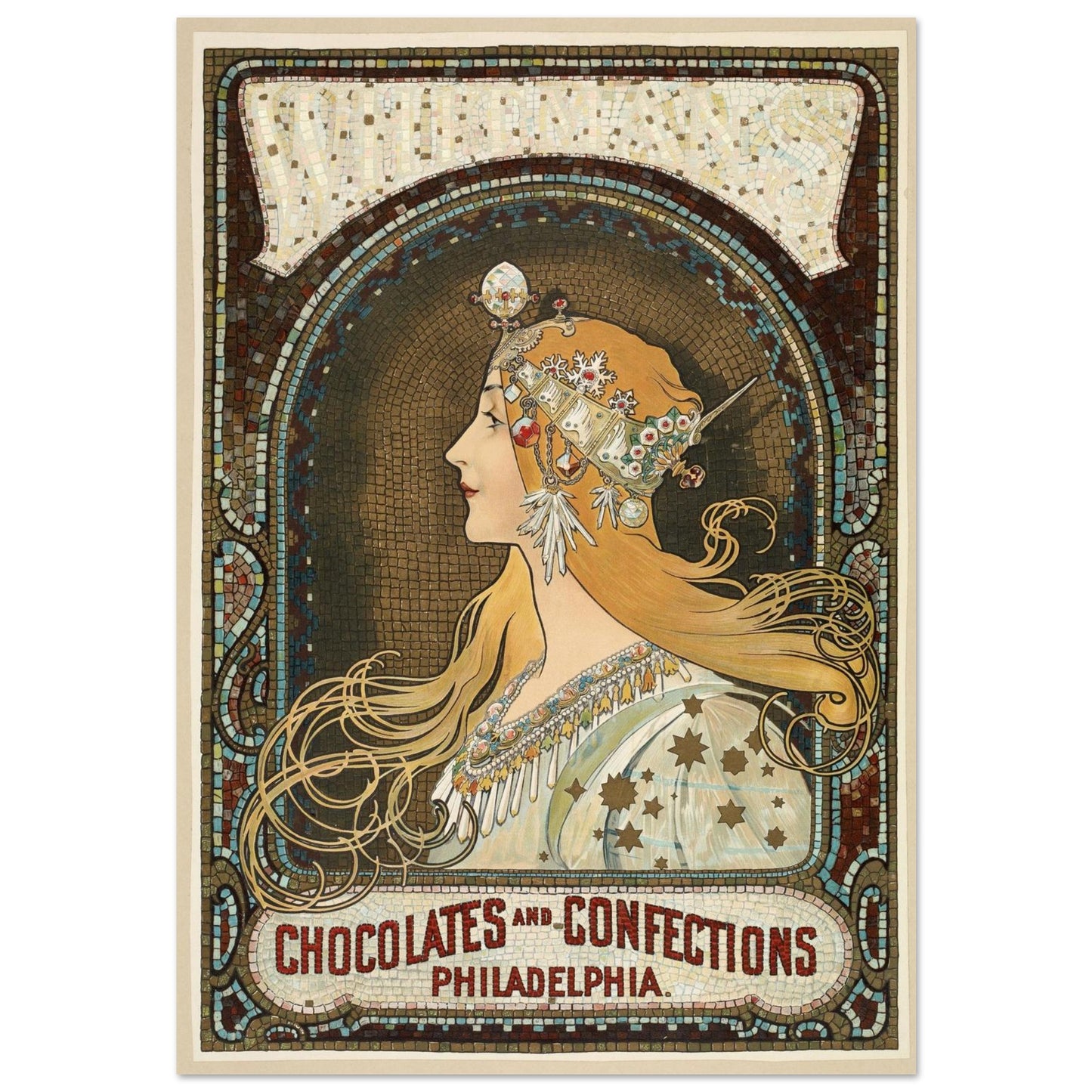 Zodiaco - Alphonse Mucha - Poster senza cornice