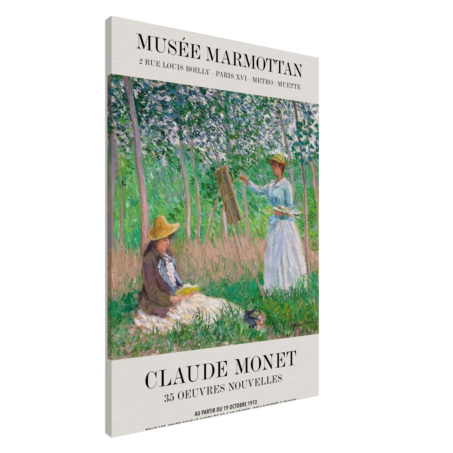 Il Giardino dell'Artista a Giverny - Claude Monet - Canvas slim