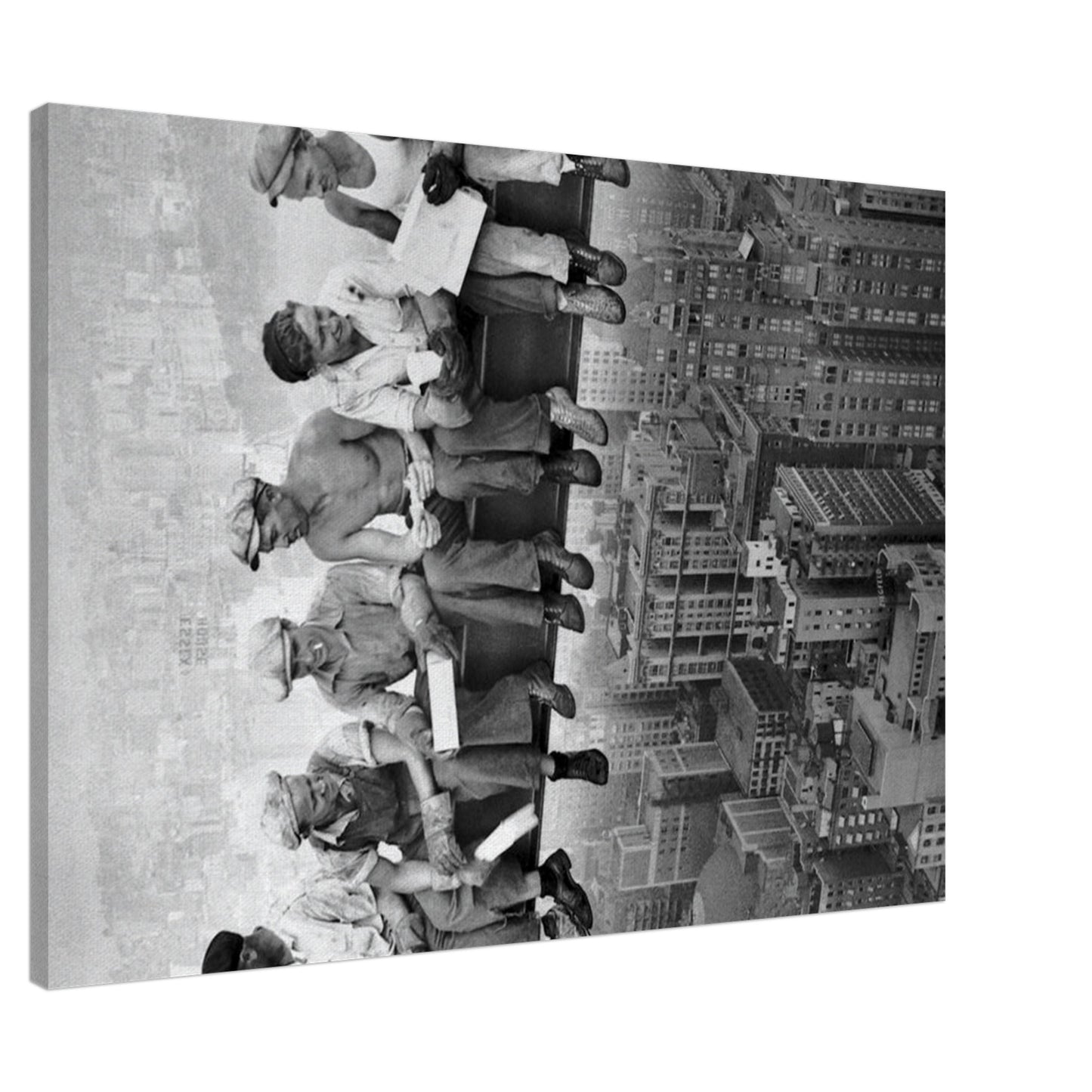 Pranzo su un grattacielo - Charles Ebbets - Canvas slim