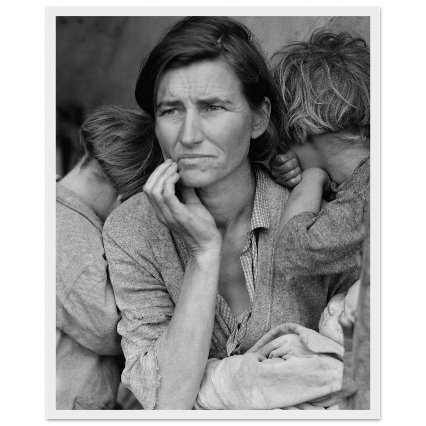 Madre Migrante - Dorothea Lange - Poster con cornice