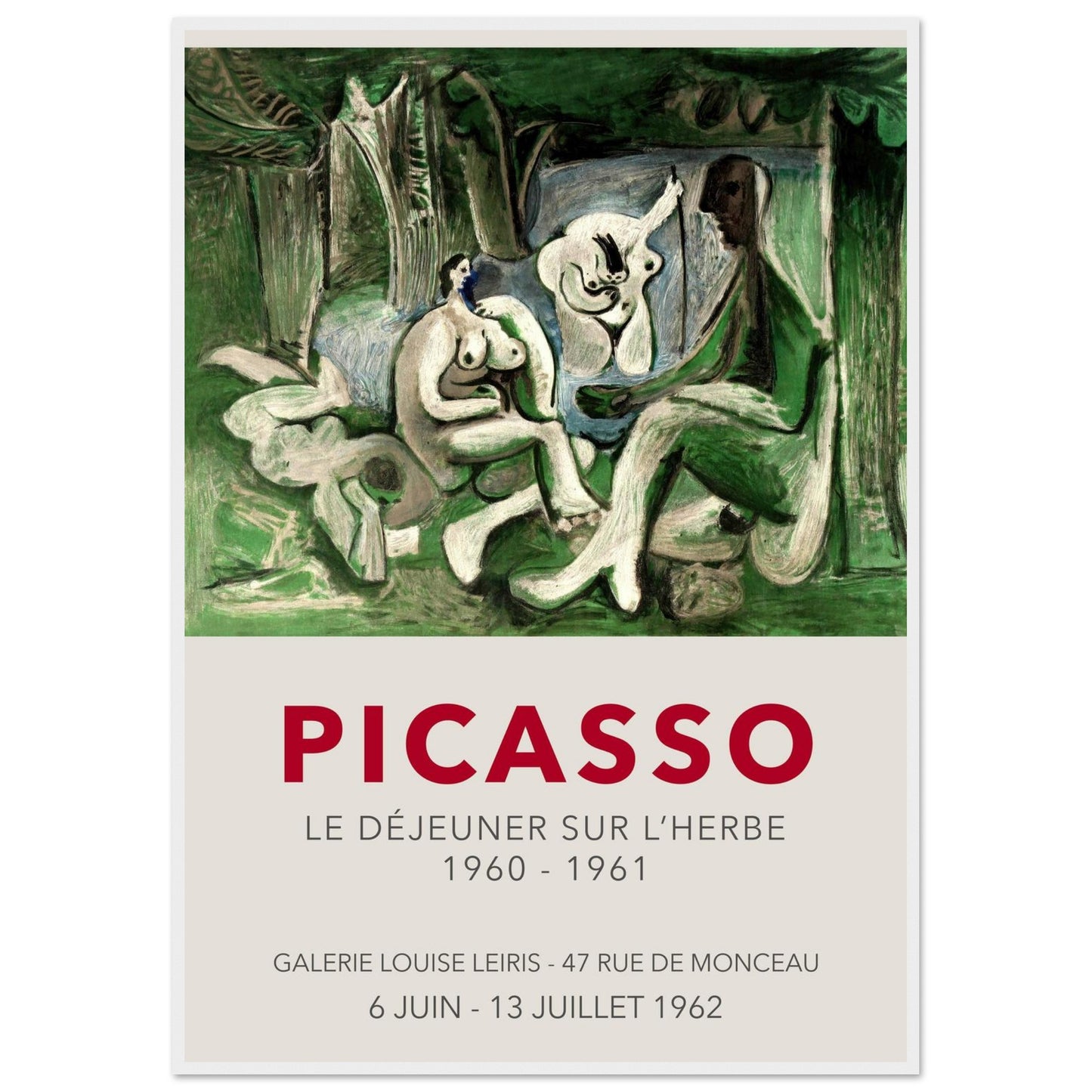 Colazione - Pablo Picasso - Poster con cornice