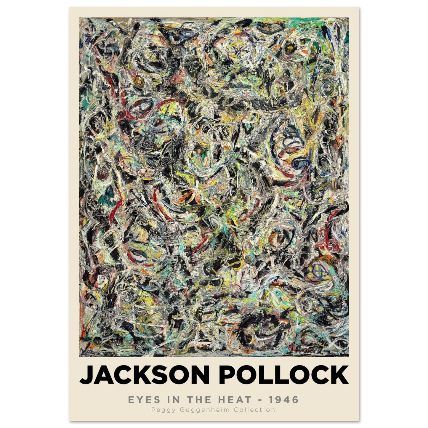 Occhi nel Calore - Jackson Pollock - Poster senza cornice