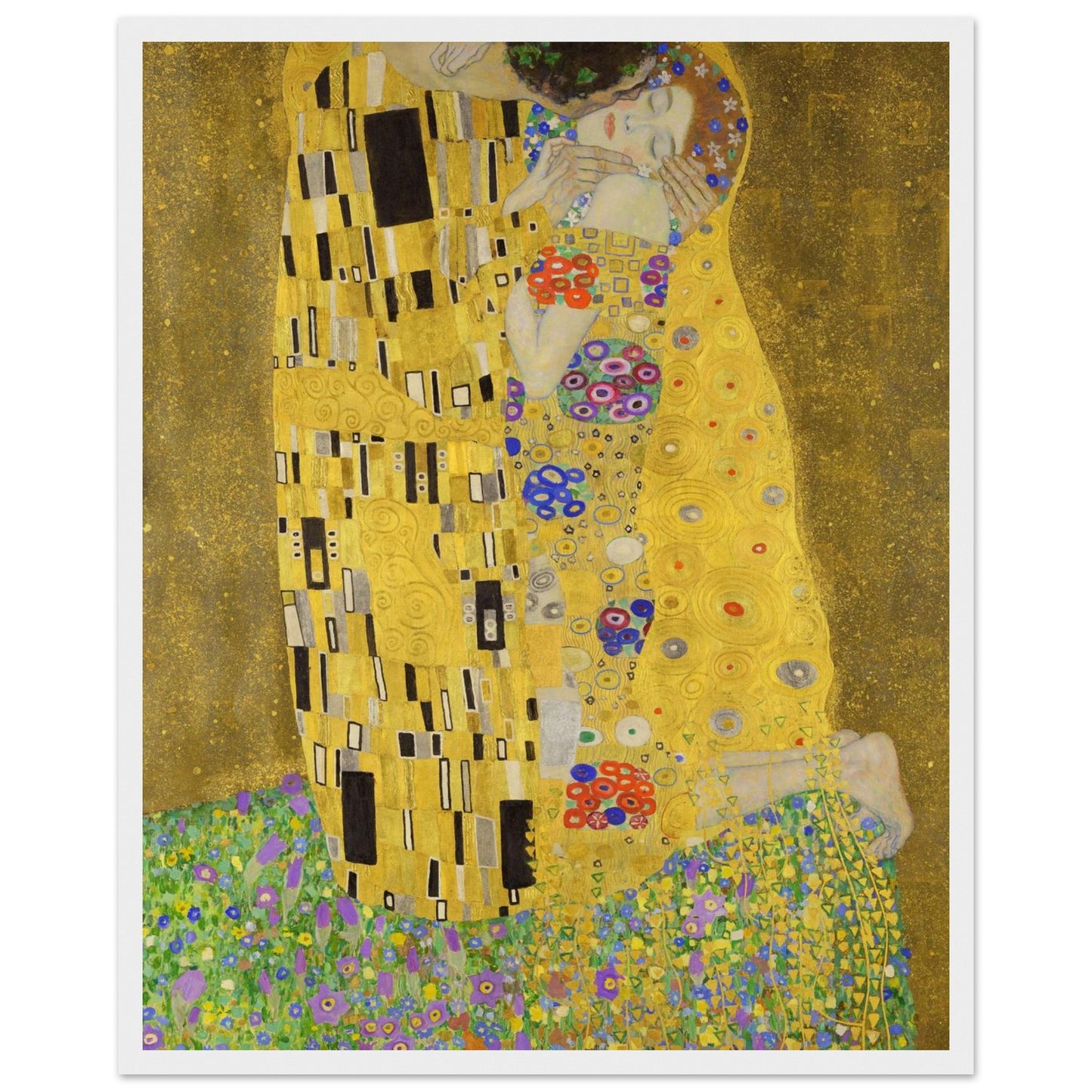 Il Bacio - Gustav Klimt - Poster con cornice
